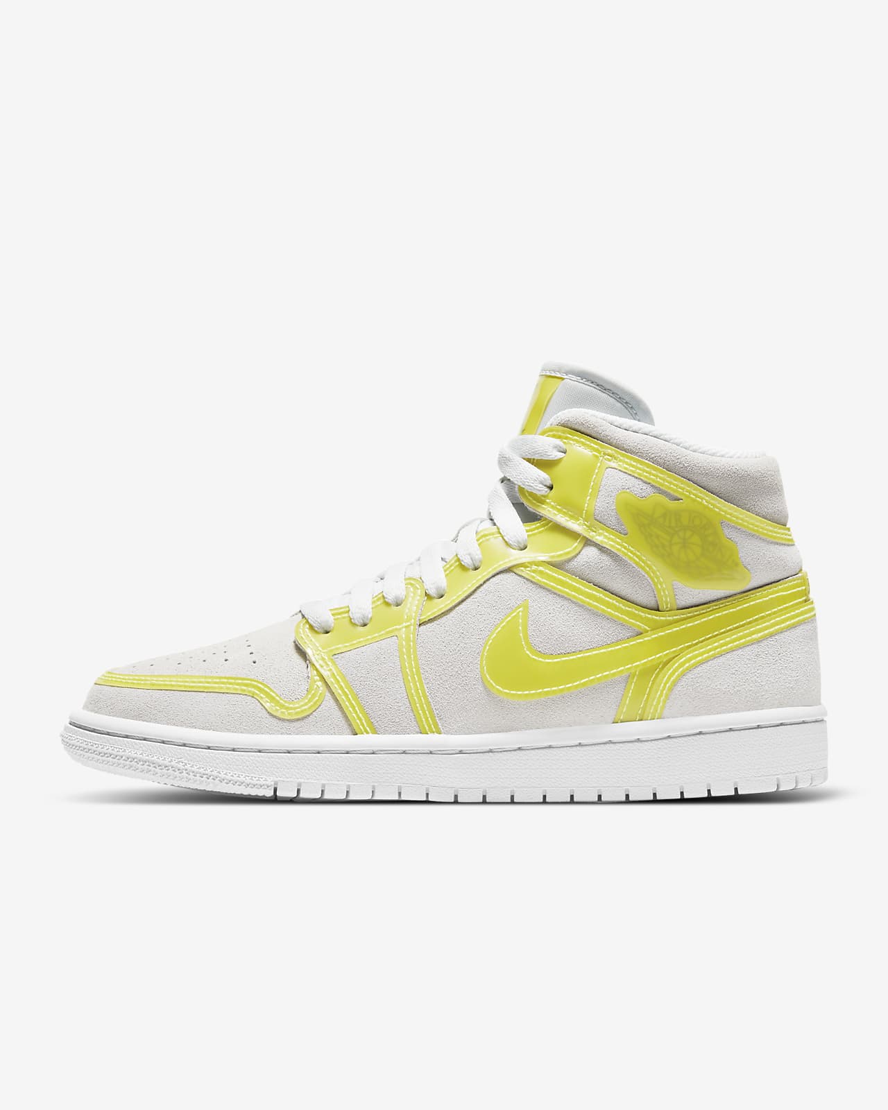 air jordan 1 mid jaune femme