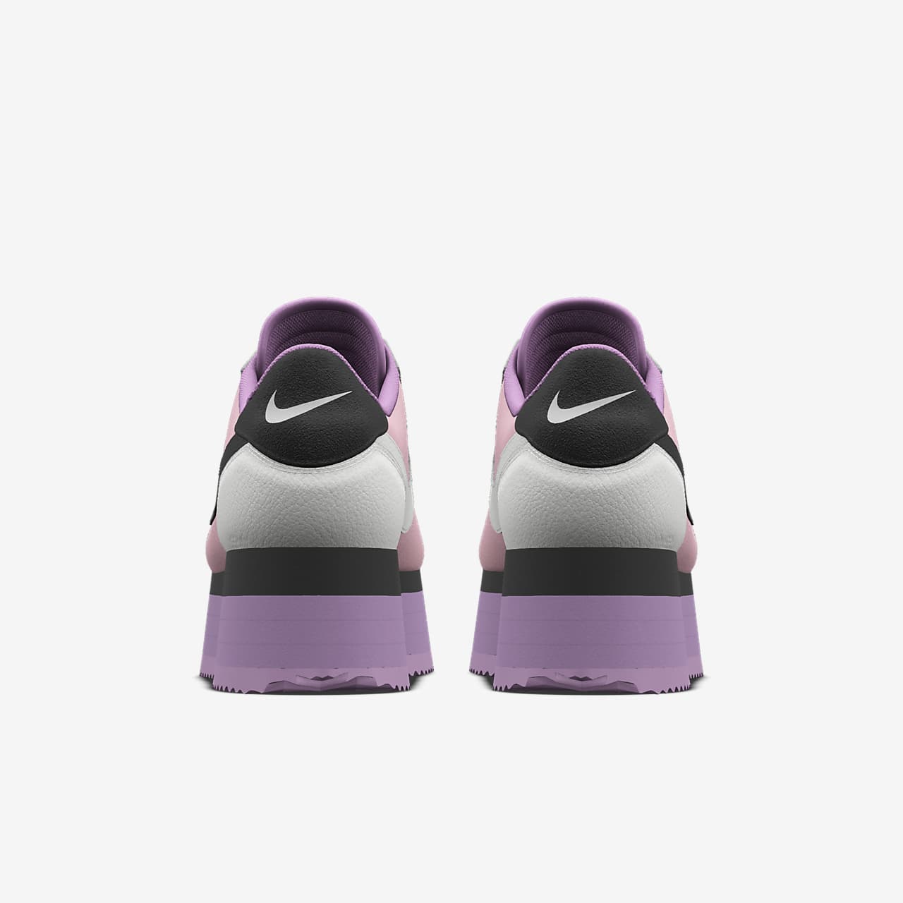 Nike Cortez Platform Unlocked By You Custom Women's Shoes.