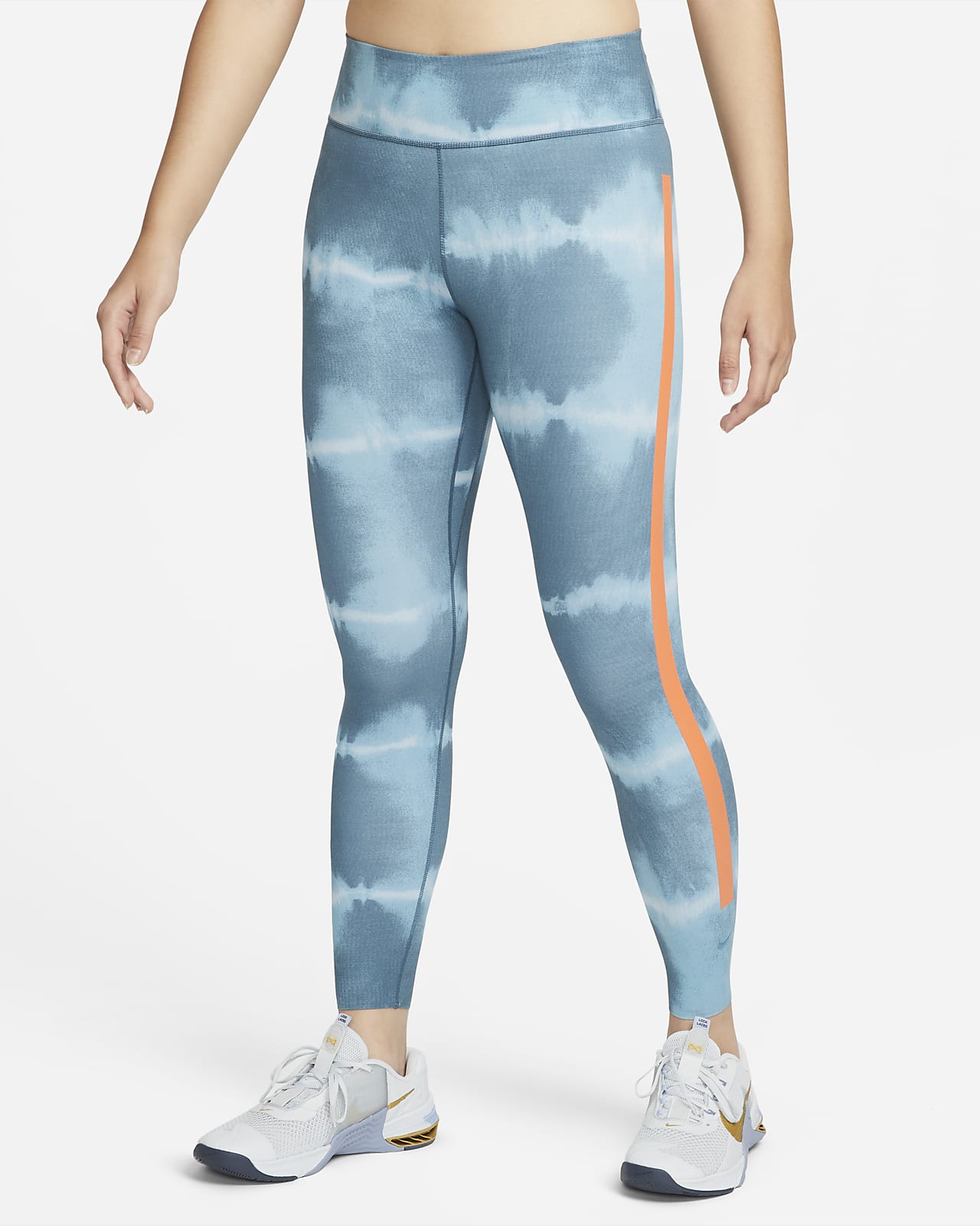 Nike One Luxe Women's Mid-Rise Printed Training Leggings