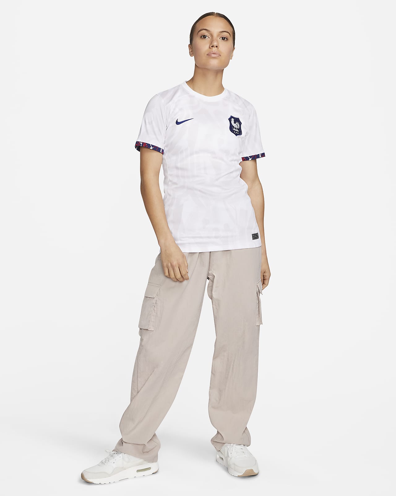 Fotbollströja Brasilien 2023 Stadium (bortaställ) Nike Dri-FIT för kvinnor