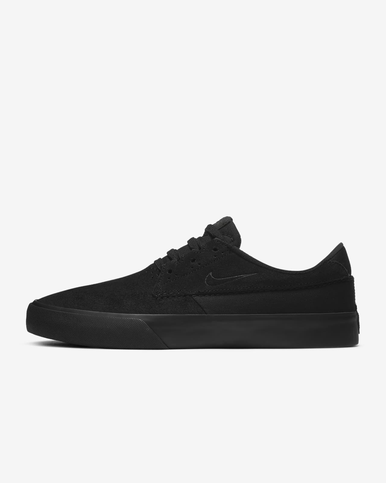 nike sb shane black & white skate shoes
