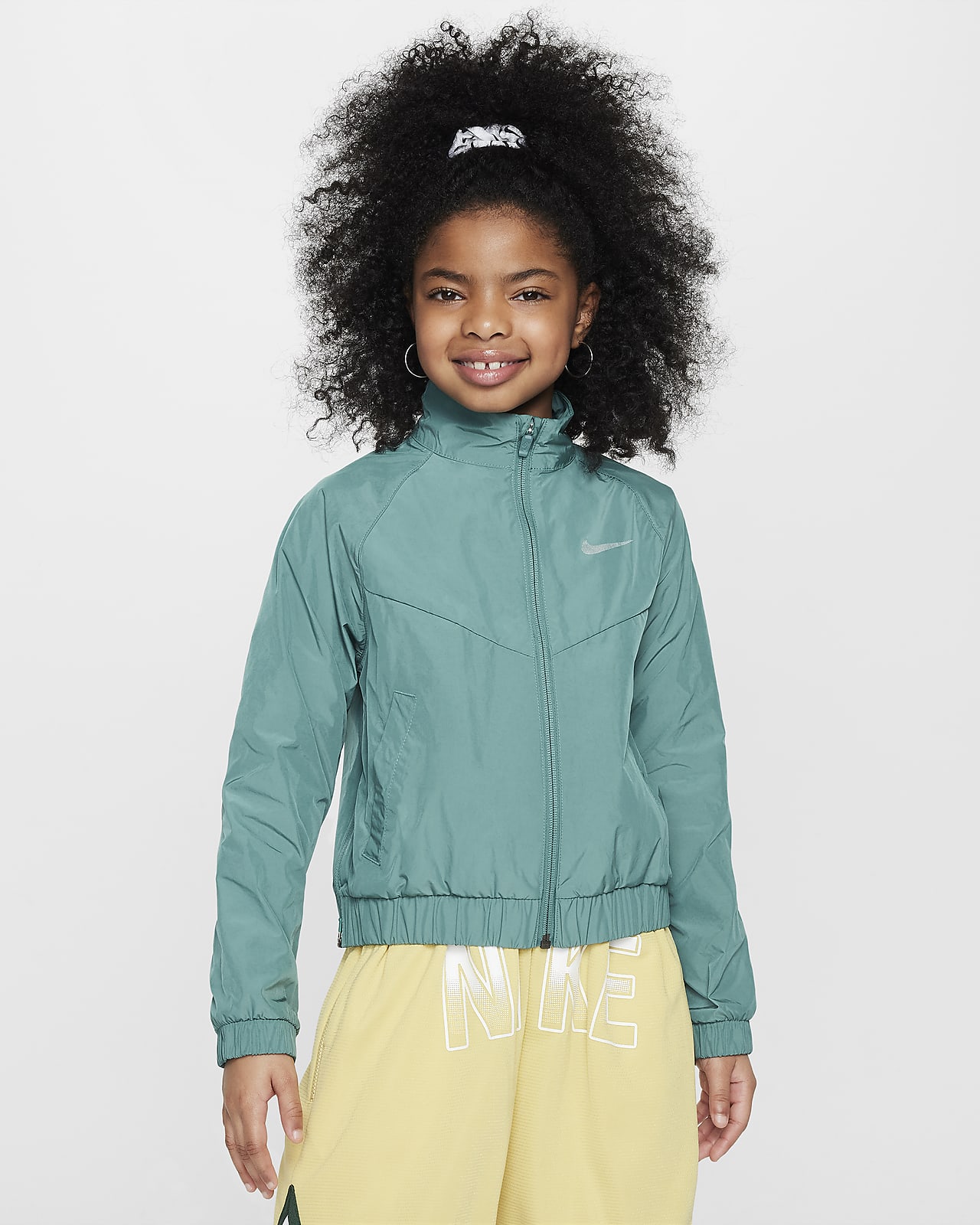 Løstsiddende Nike Sportswear Windrunner-jakke til større børn (piger)
