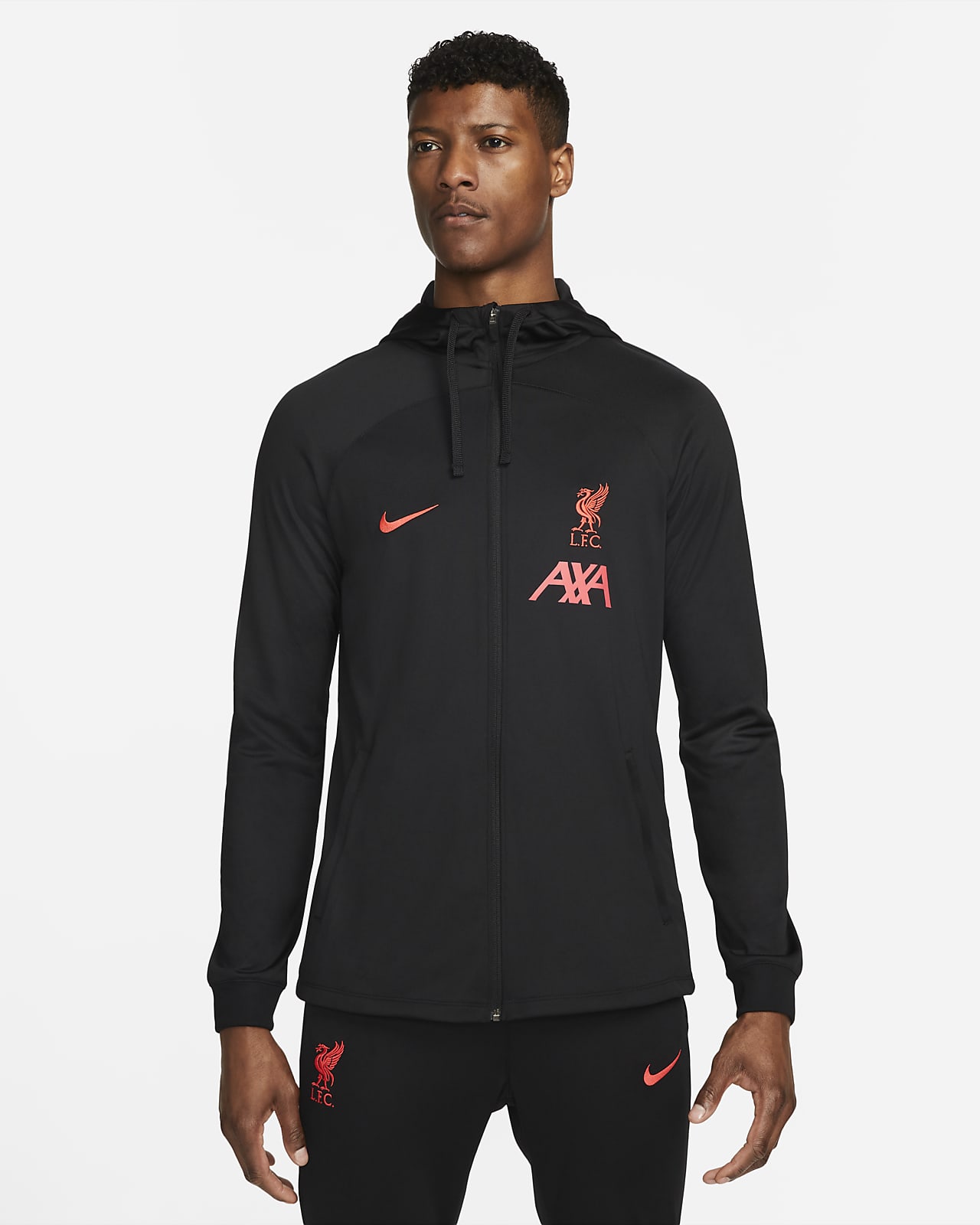 Liverpool FC Strike Nike Dri-FIT Fußball-Track-Jacket für Herren