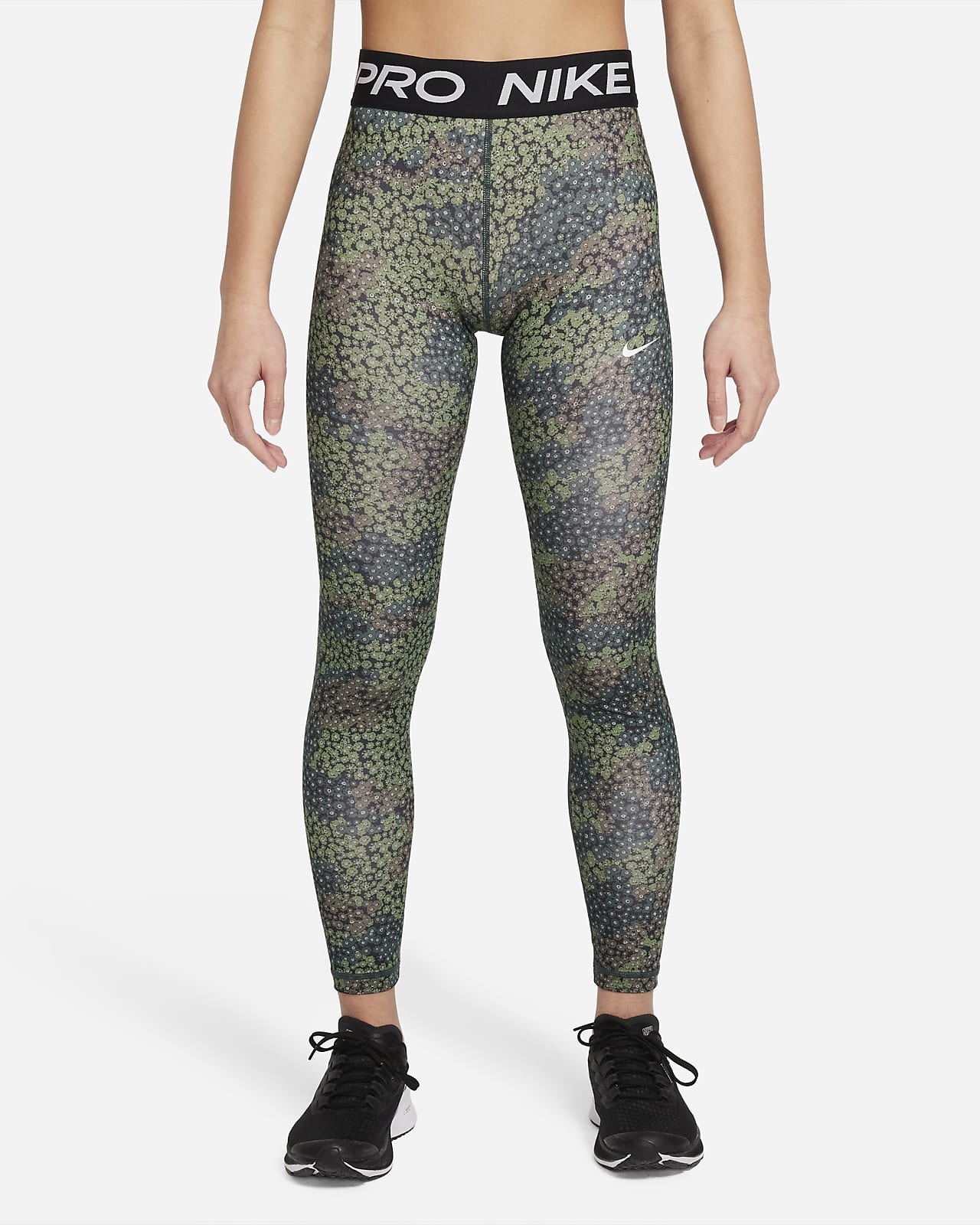 Nike Pro Dri-FIT leggings til store barn (jente). Nike NO