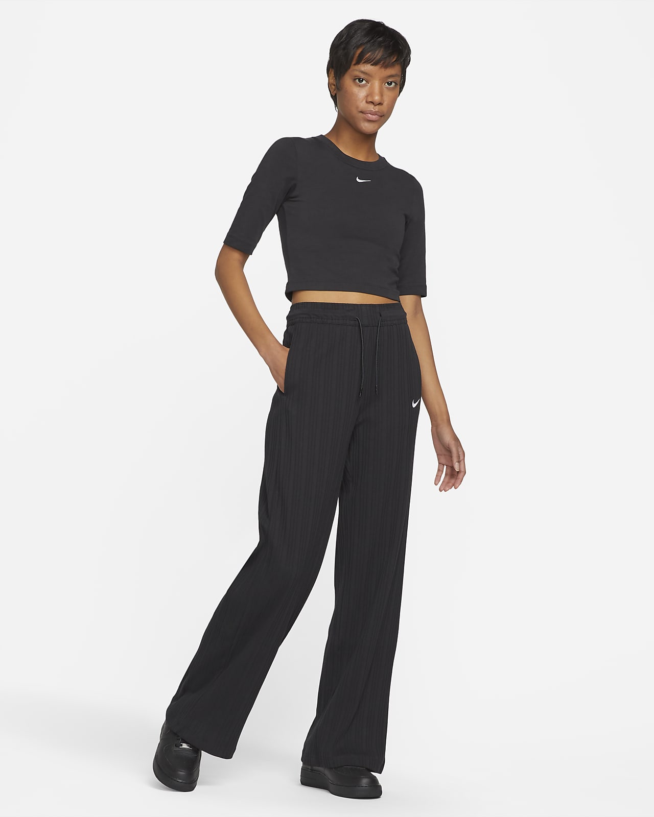 wide leg pants nike