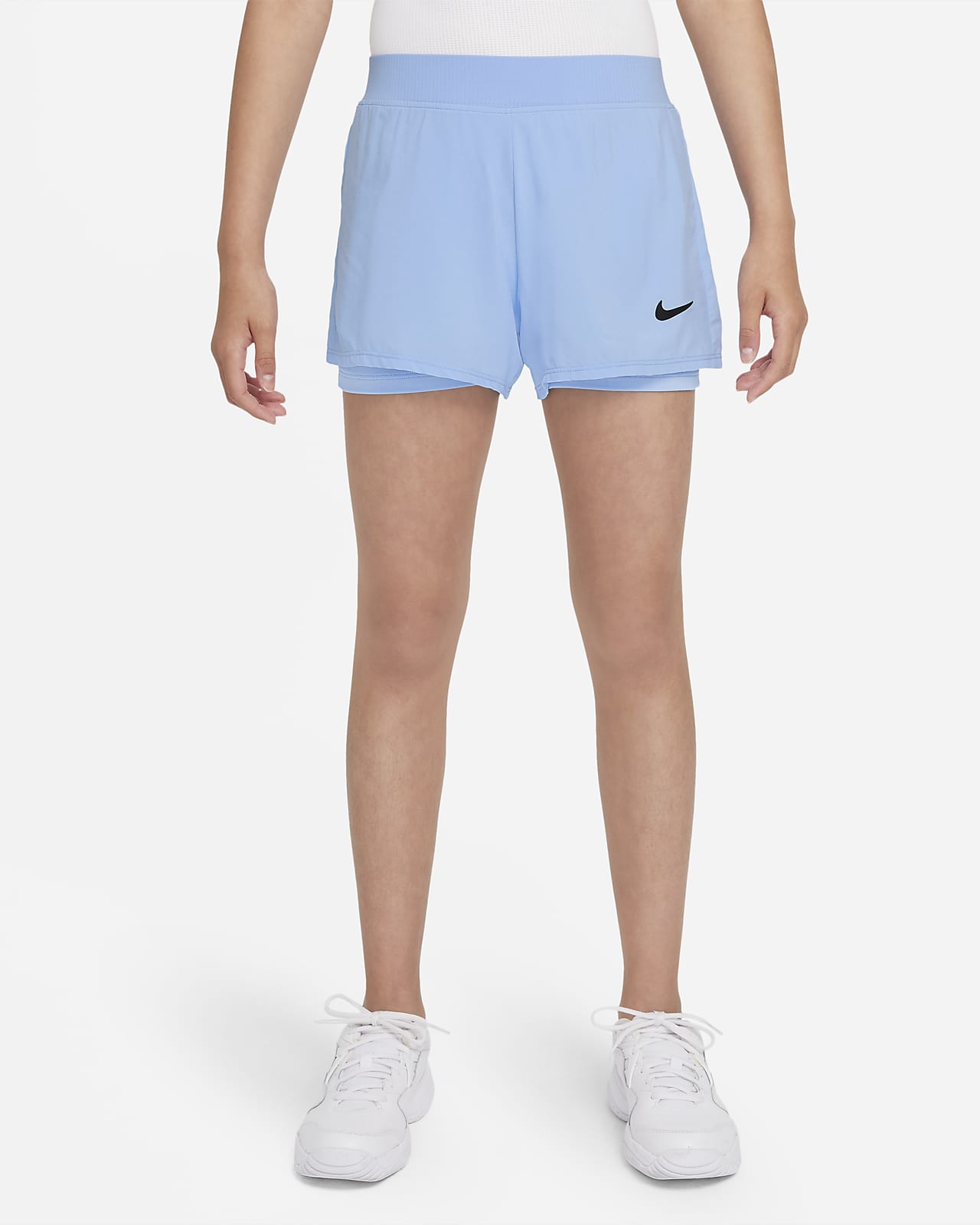 Nikecourt Dri Fit Victory Older Kids Girls Tennis Shorts Nike Gb