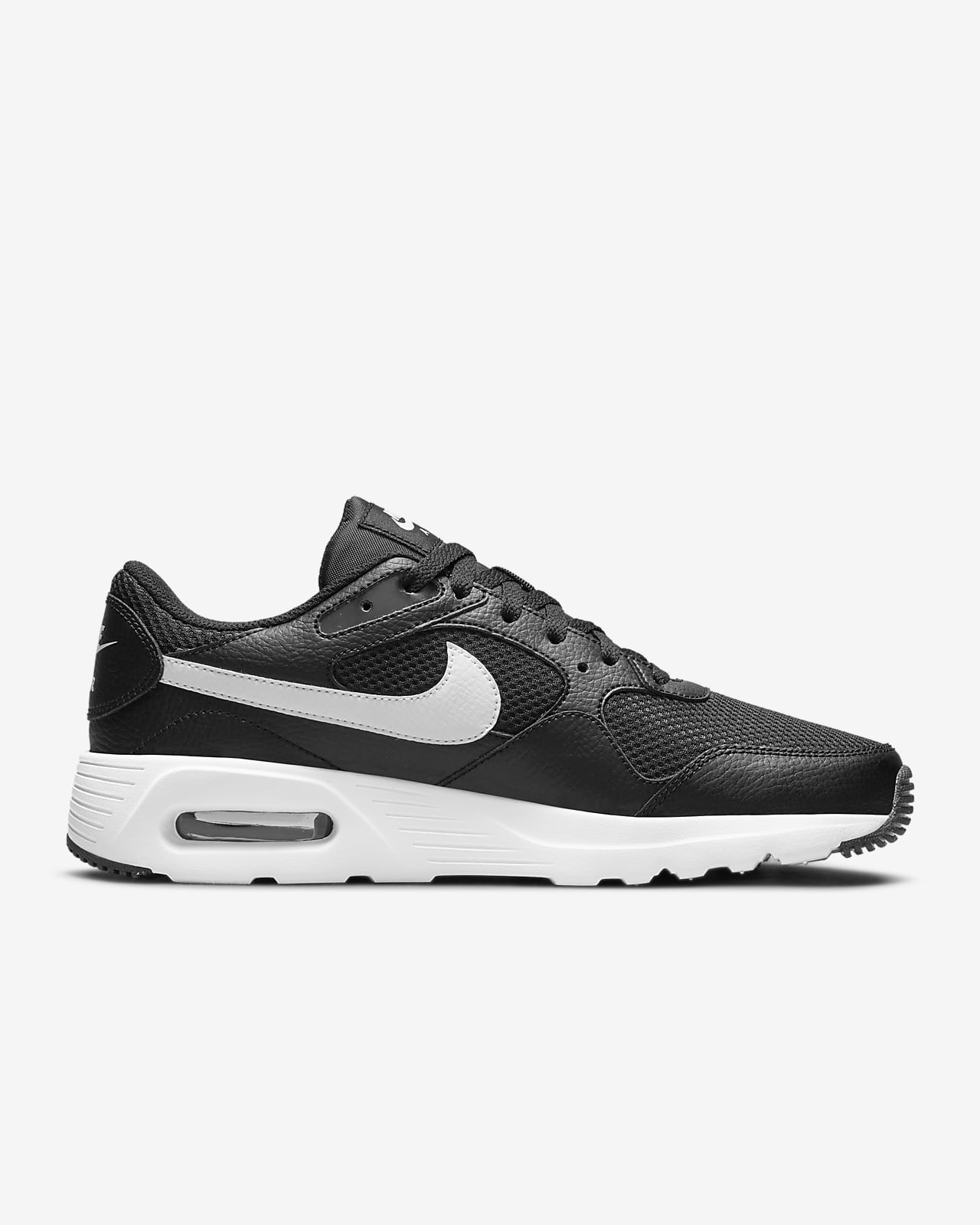 air max mens black and white