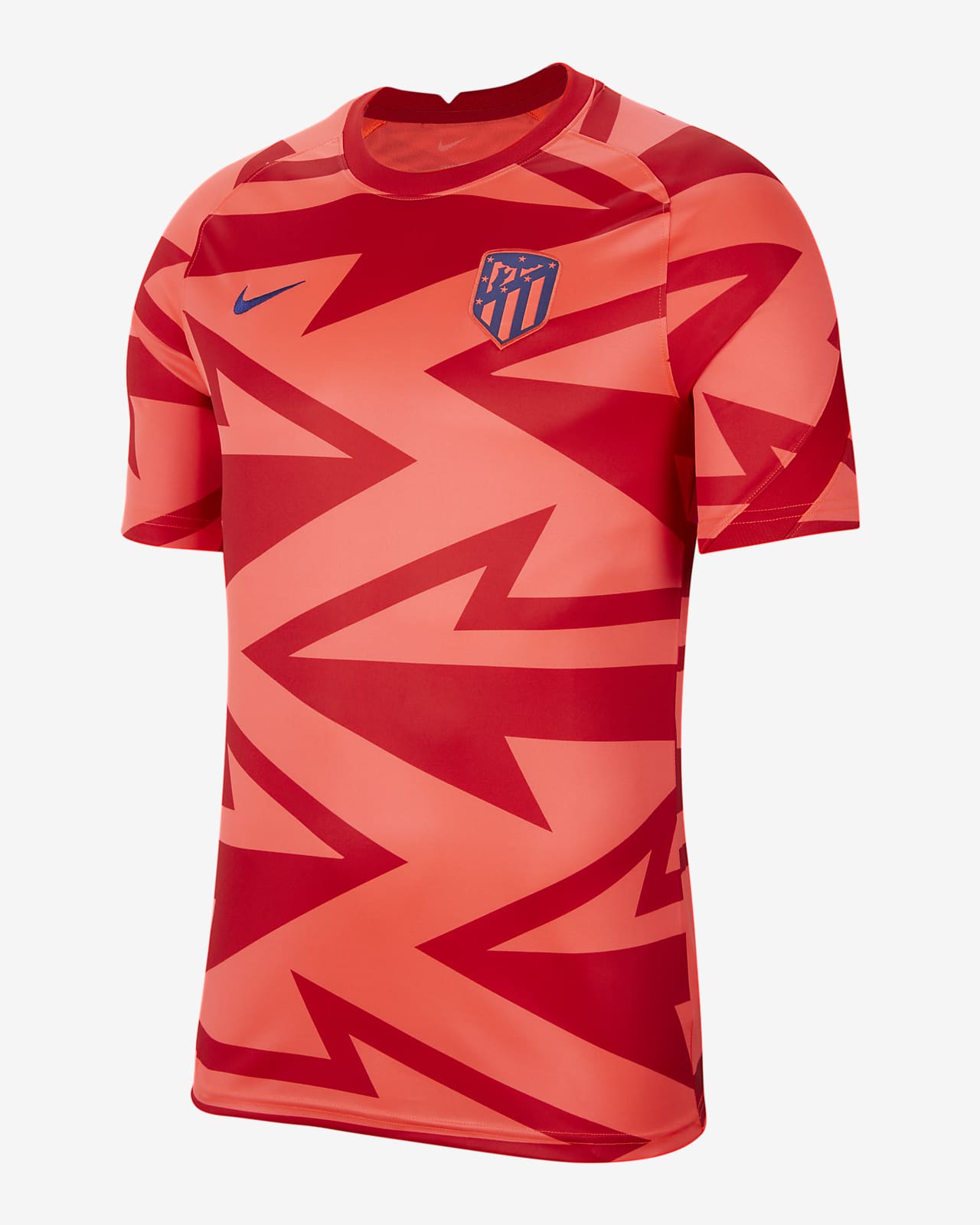 Atletico Madrid Men S Pre Match Short Sleeve Football Top Nike Lu