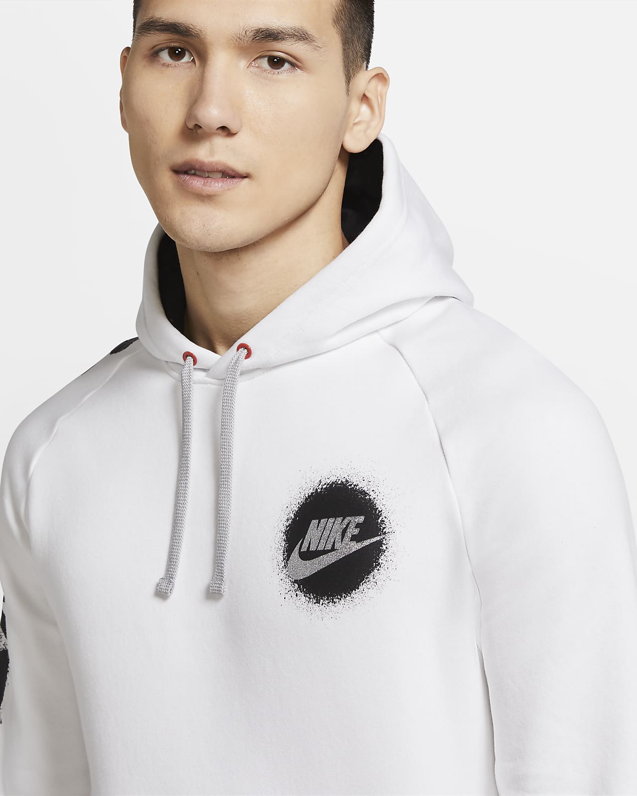 white nike pullover mens