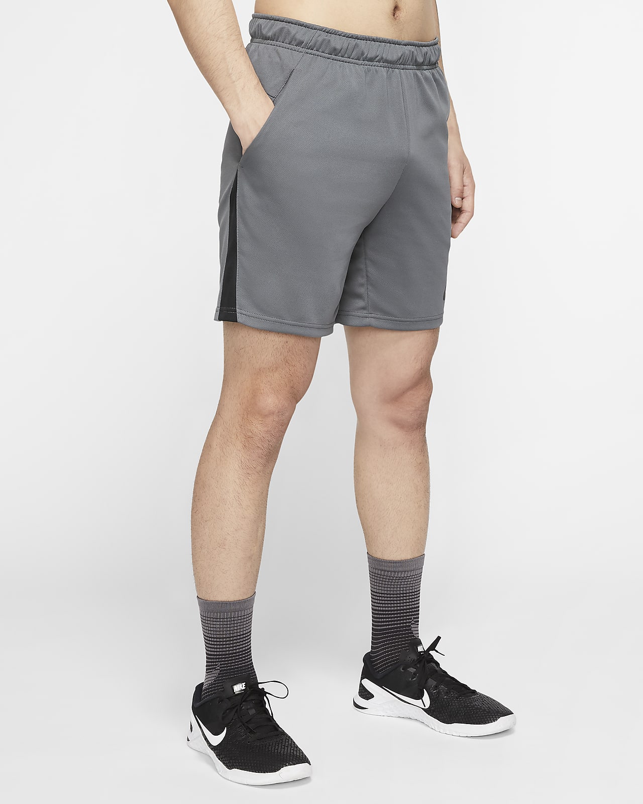 grey nike dri fit shorts