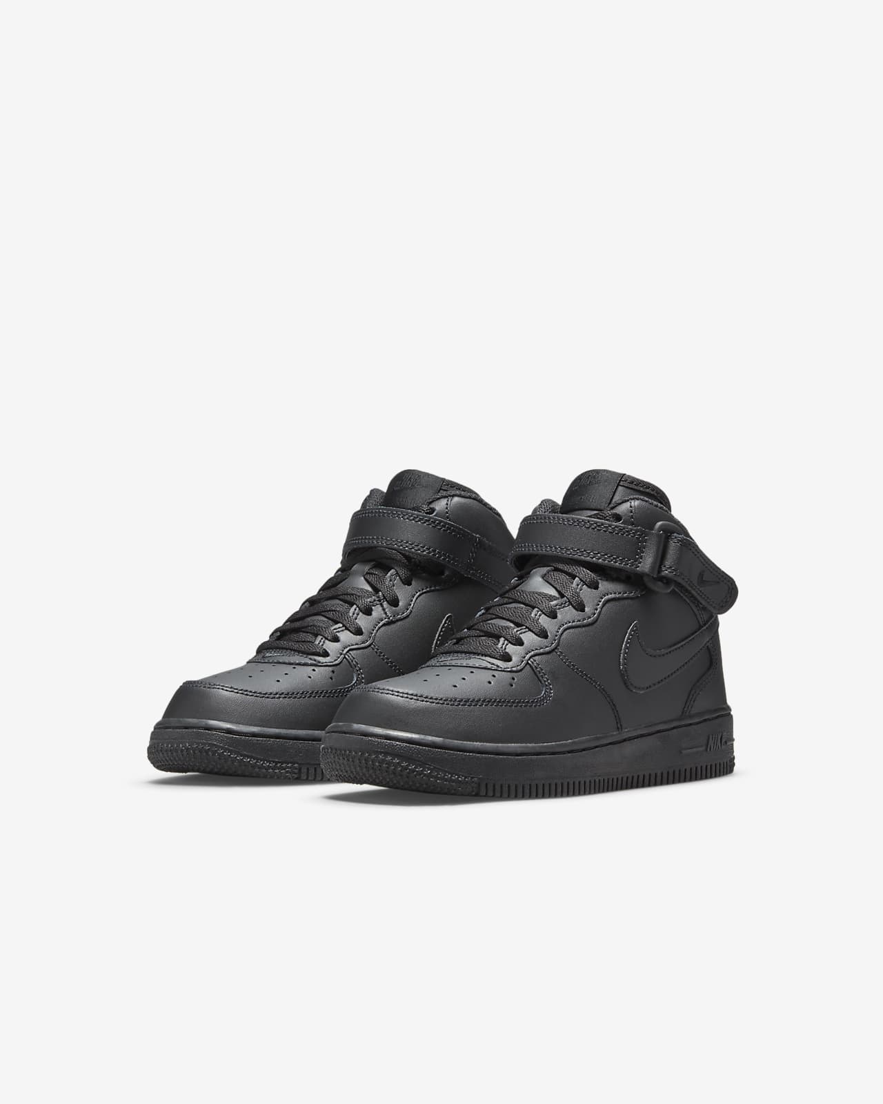 Nike Force 1 Little Kids' Shoe Size 10.5, Black