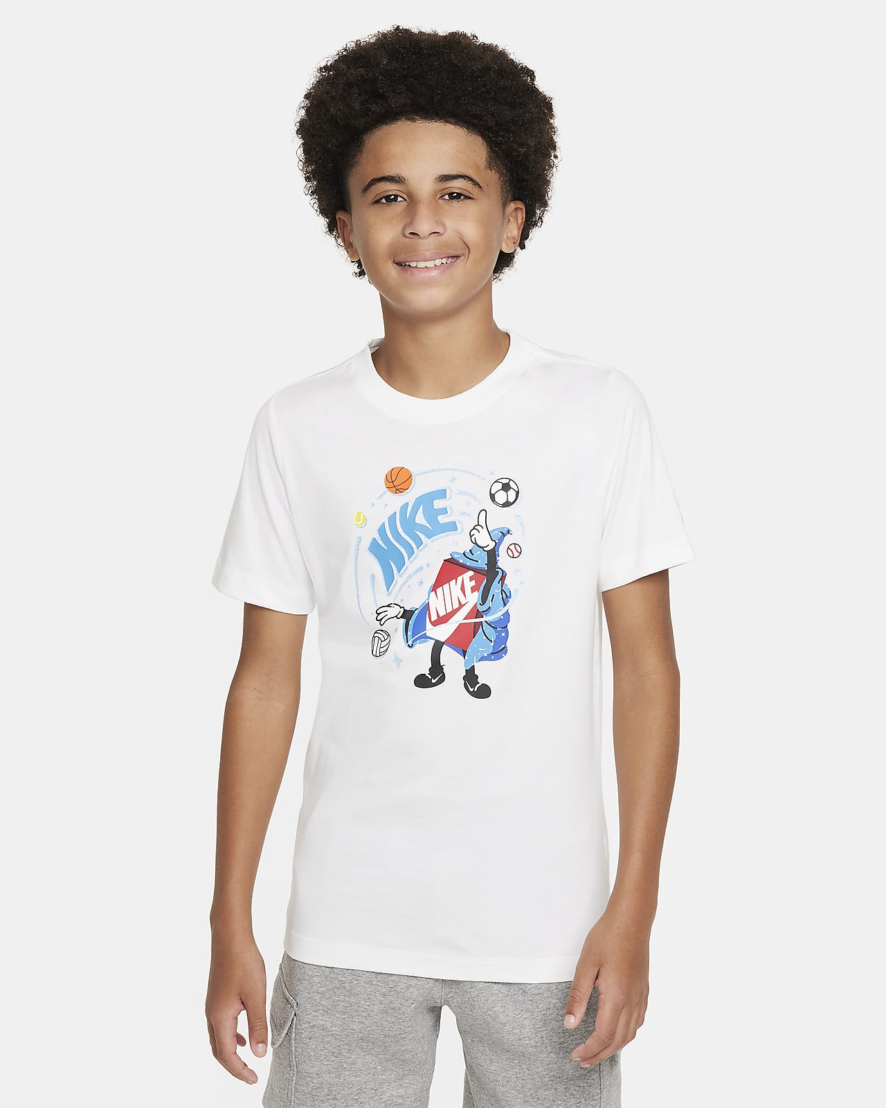 Nike Sportswear T-Shirt. Nike LU Older Kids\'
