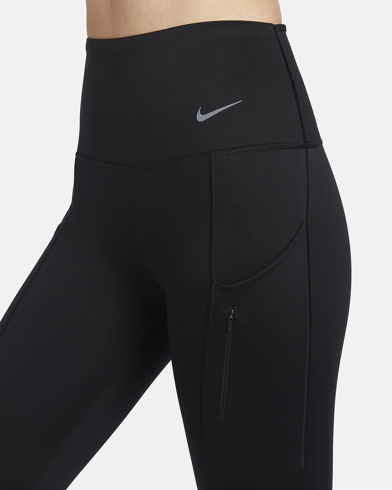 Nike Women's Go Firm-Support Mid-Rise Cropped Leggings