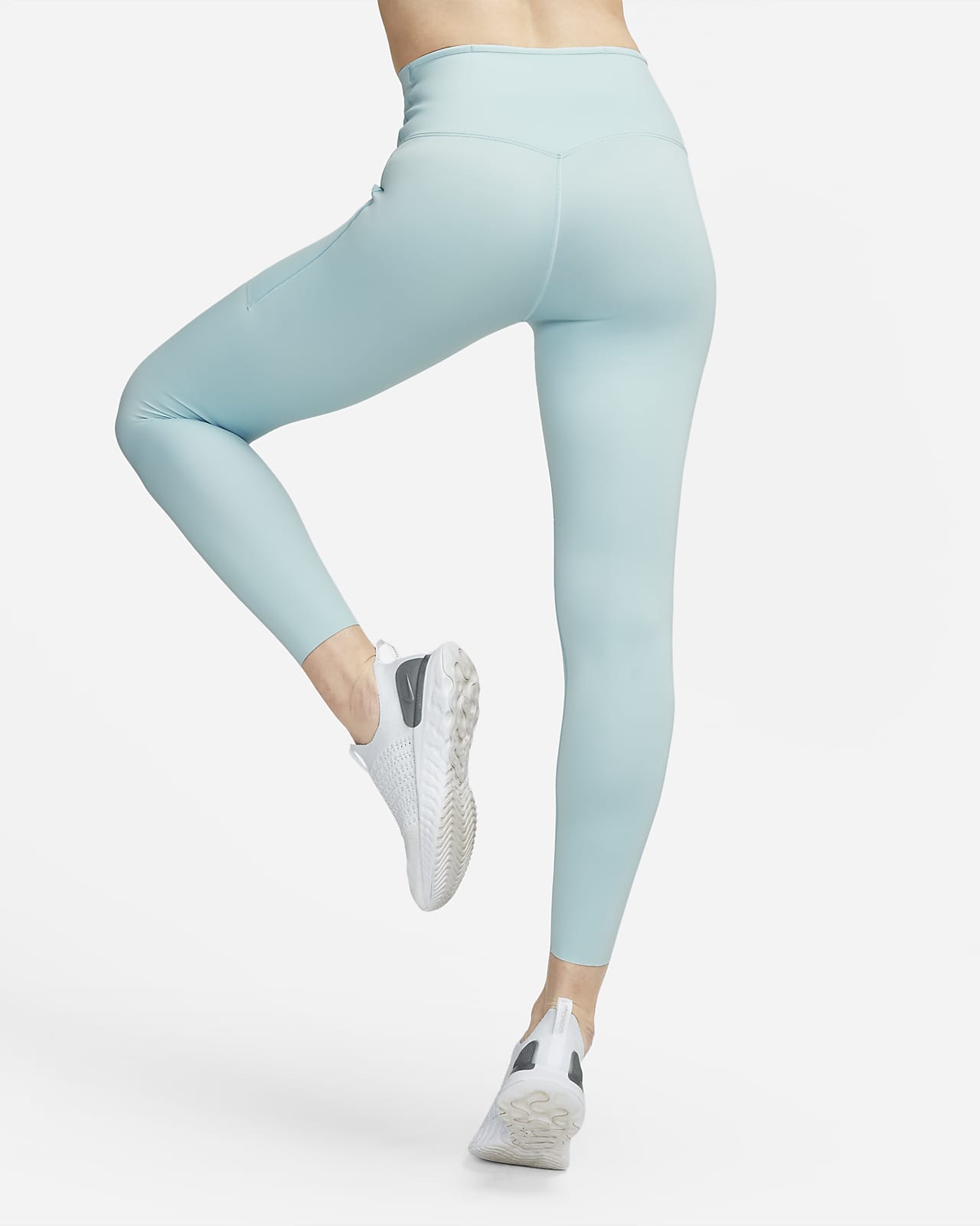 Nike Dri Fit Leggings Black Diamond Women's Back Zip Pocket