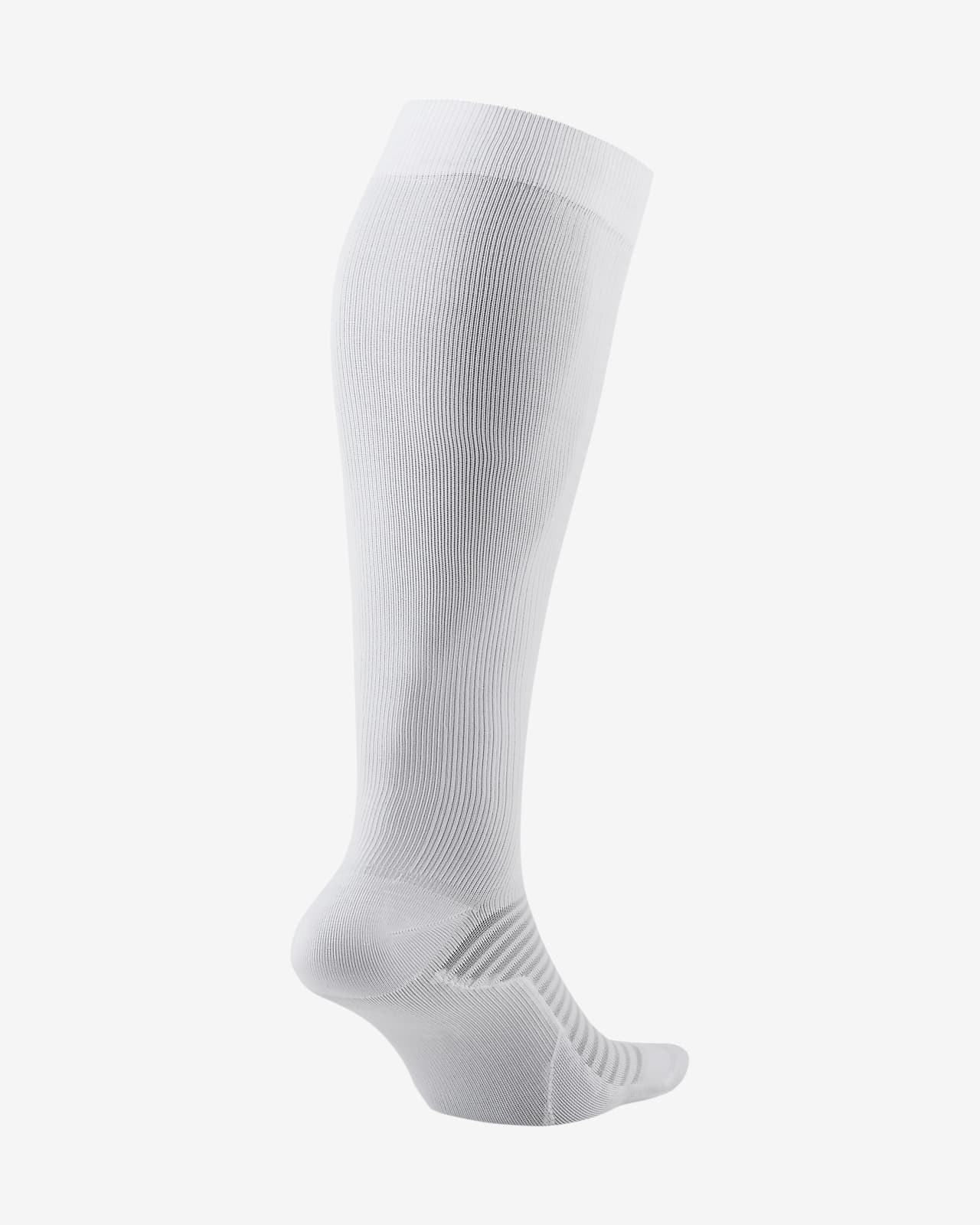 white nike running socks