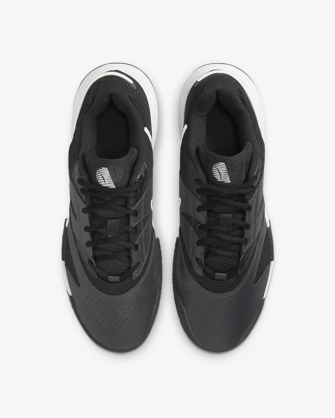 Nike court lite clearance black tennis shoes