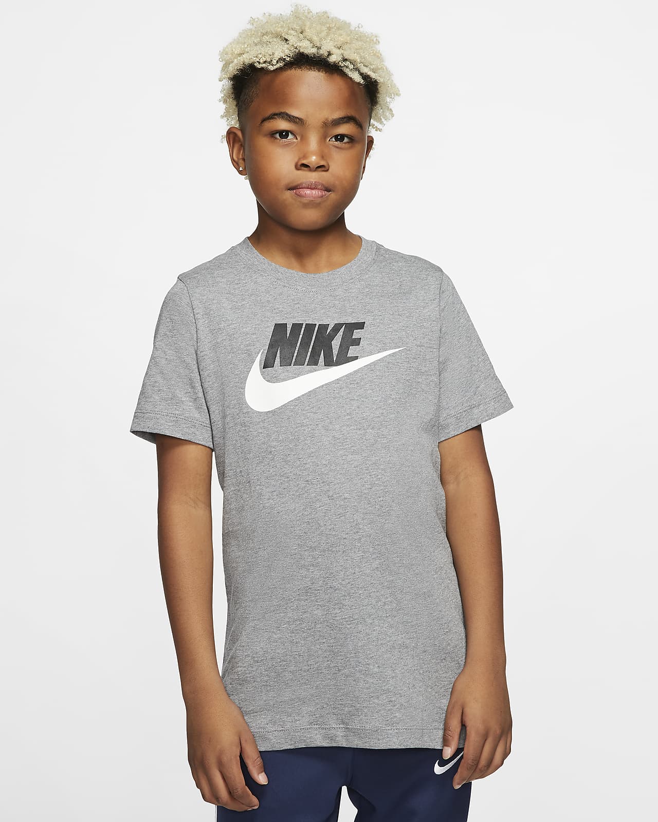 Nike Sportswear-T-shirt i bomuld til større børn