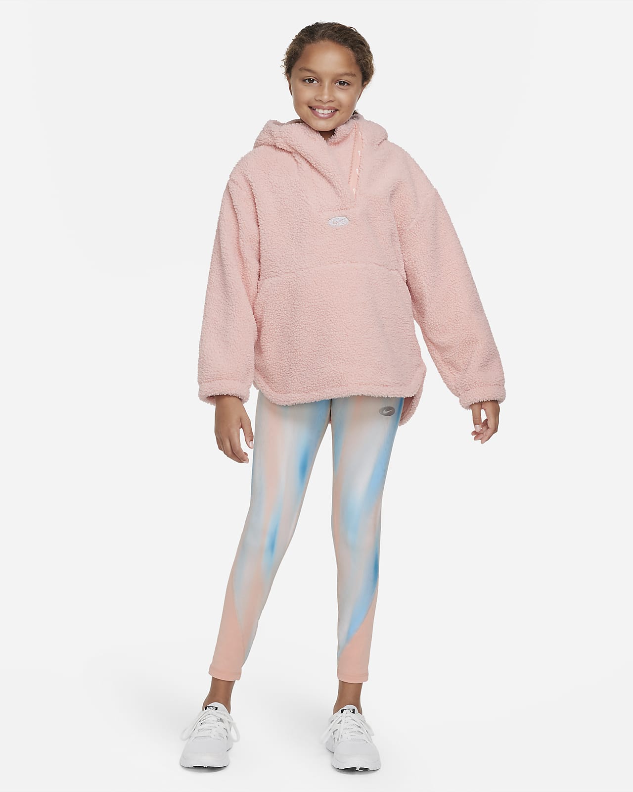 Nike Pro Dri-FIT Icon Clash Legging met print voor meisjes. Nike BE