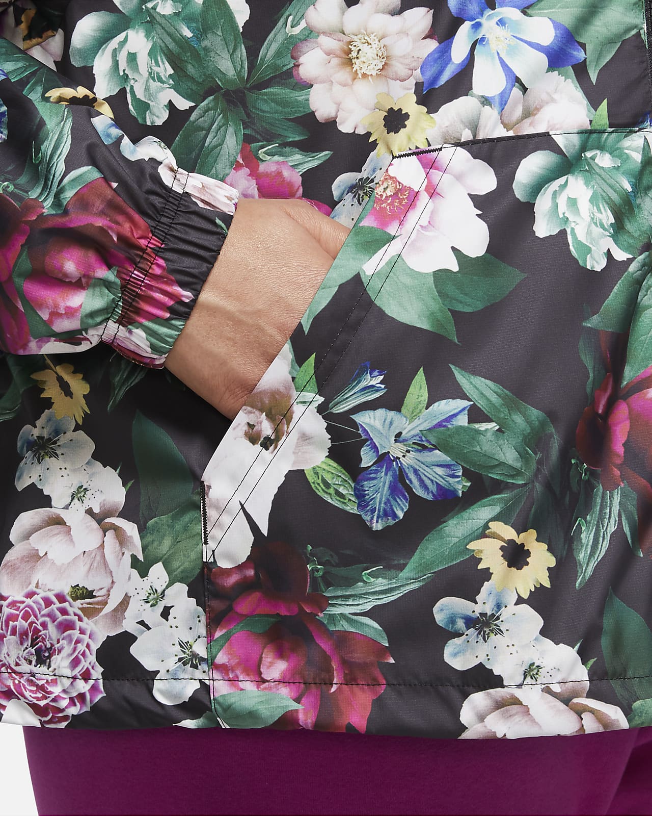 nike flower jacket