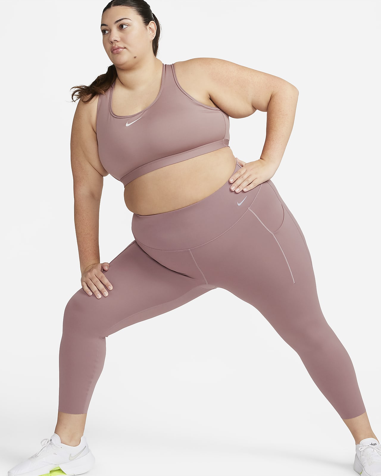 Legging 7 8 taille haute maintien normal avec poches Nike