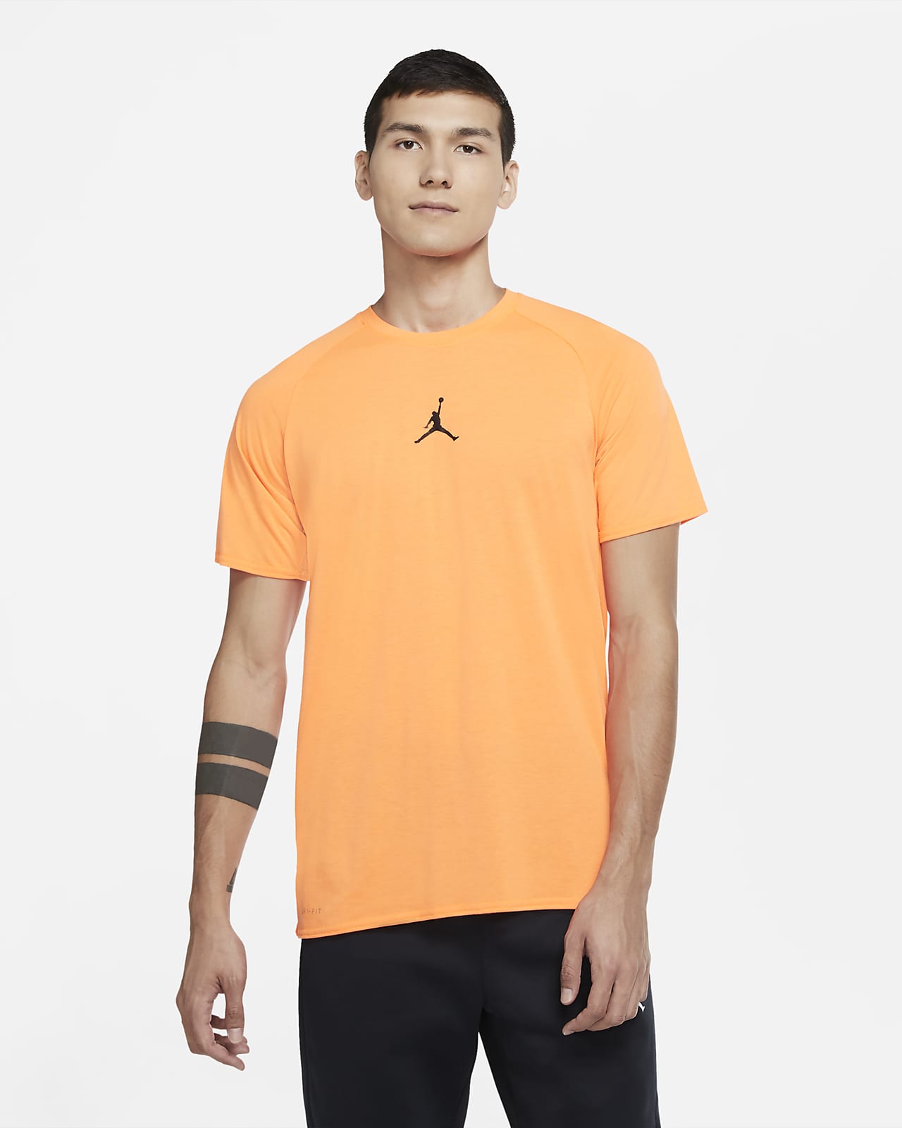 nike yellow training top