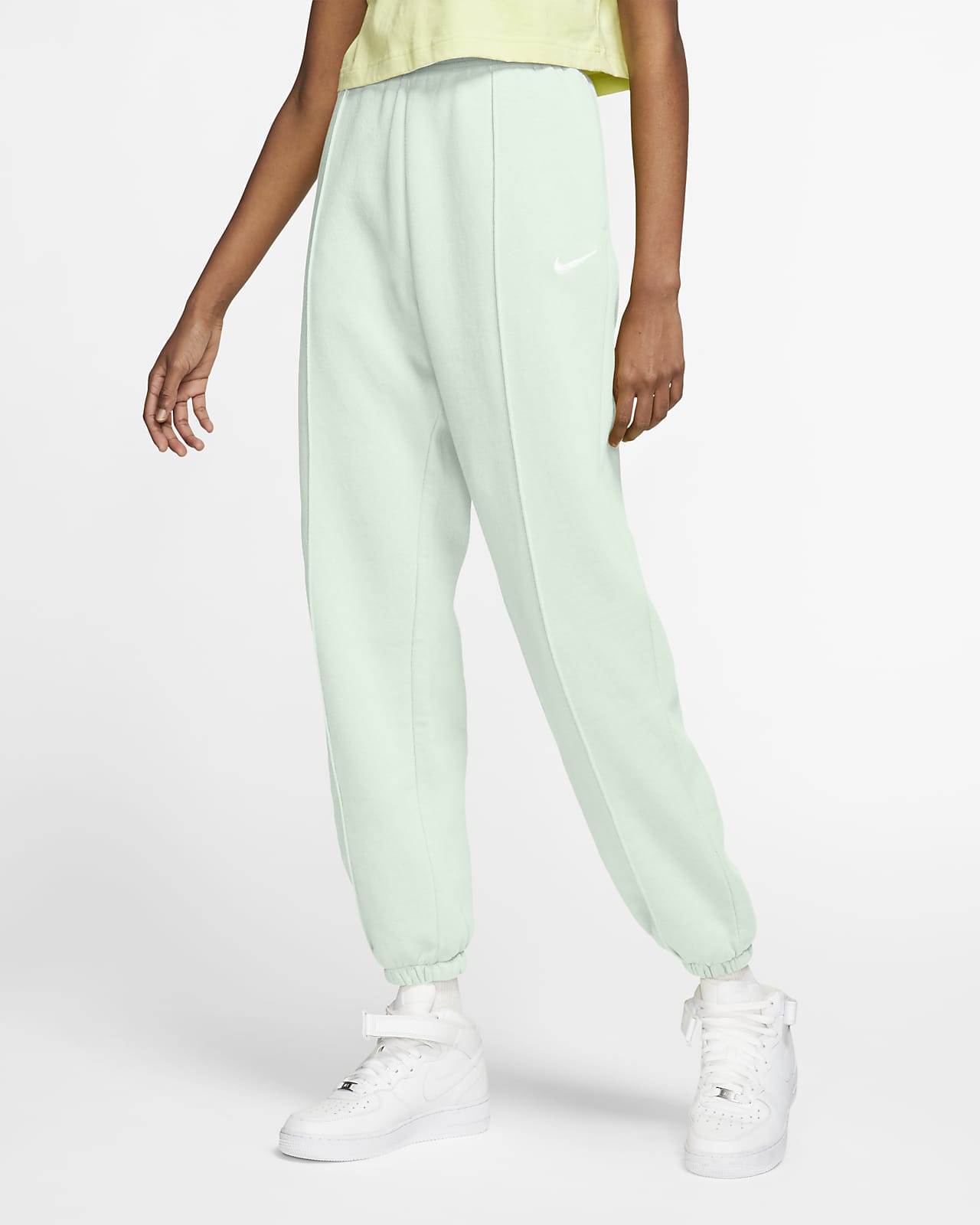 Pantalon en fleece nike sportswear essential pour femme Outlet