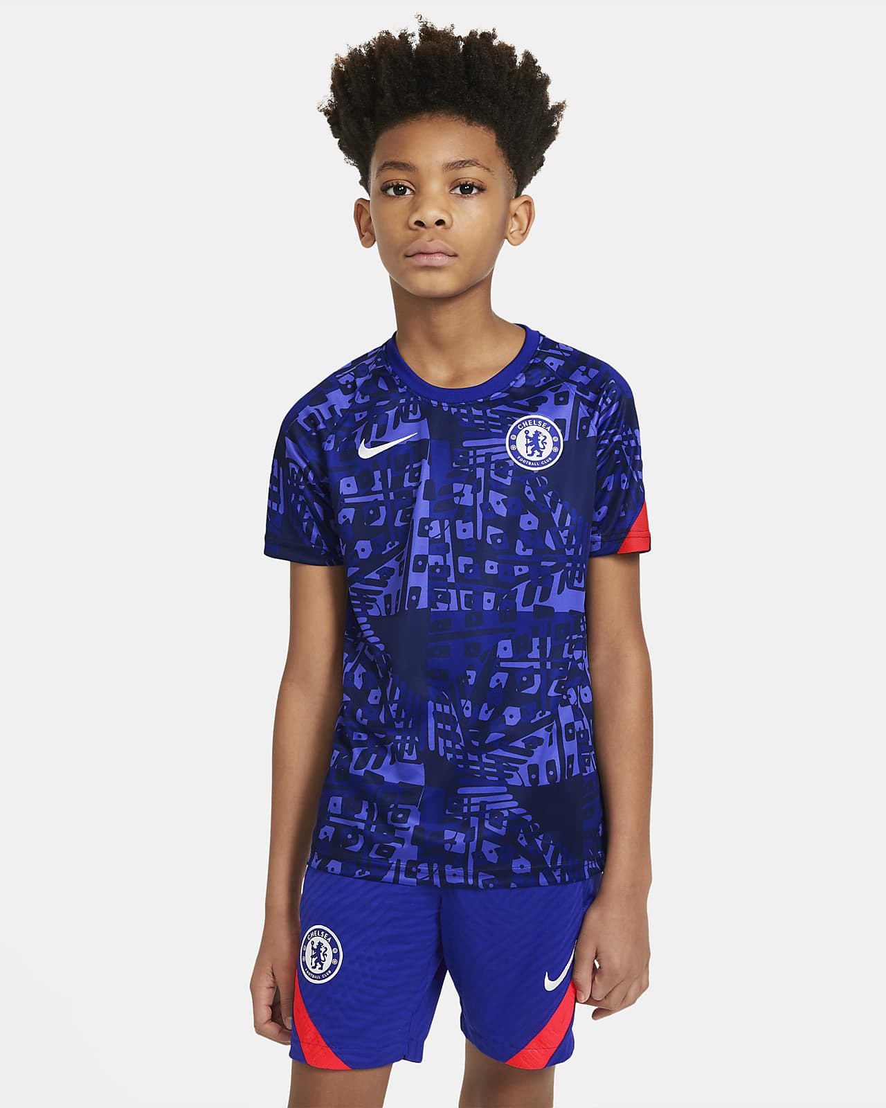 chelsea pre match top long sleeve