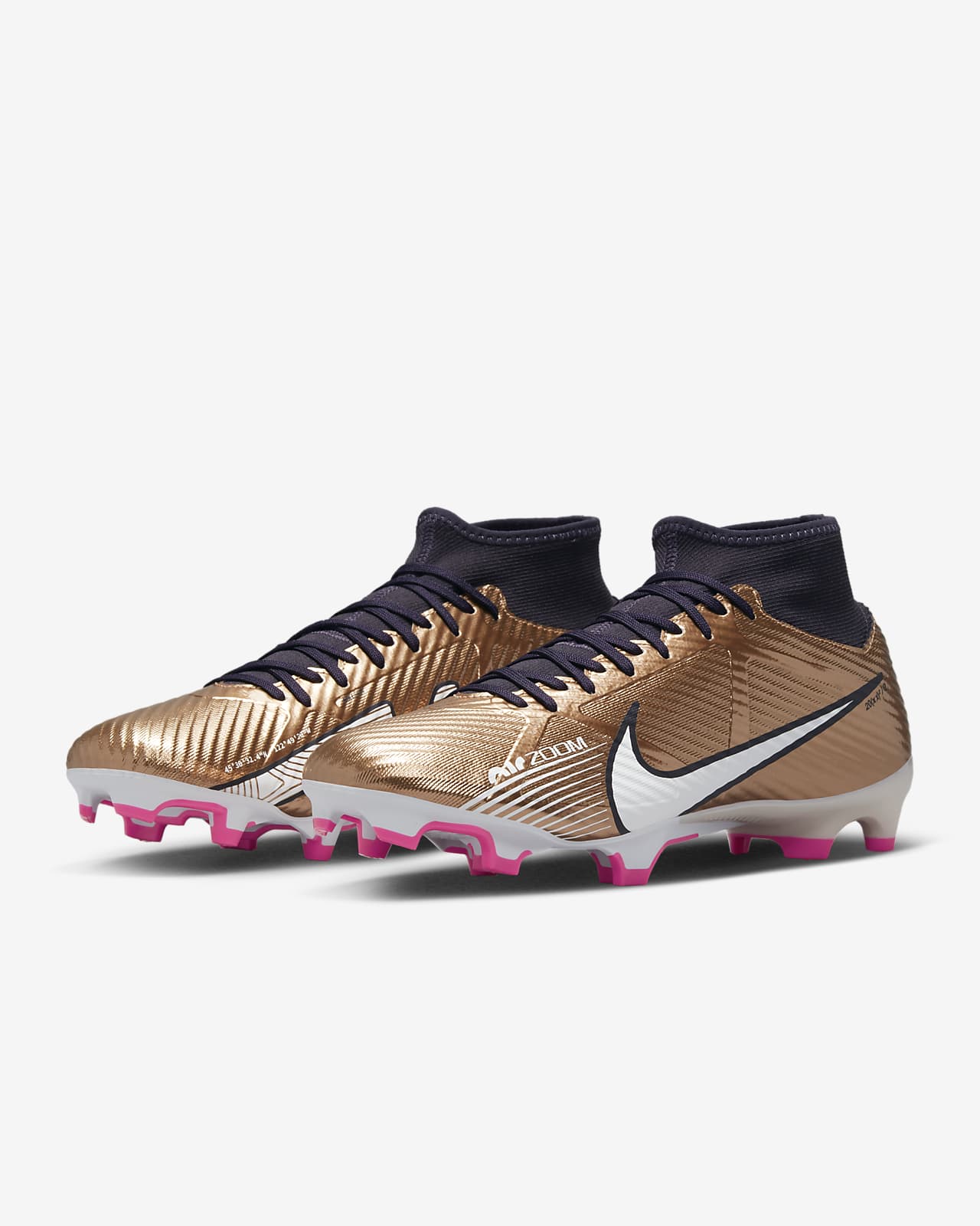 Chaussure de football multi-surfaces Ã  crampons Nike Zoom Mercurial Superfly 9 Academy MG. Nike BE