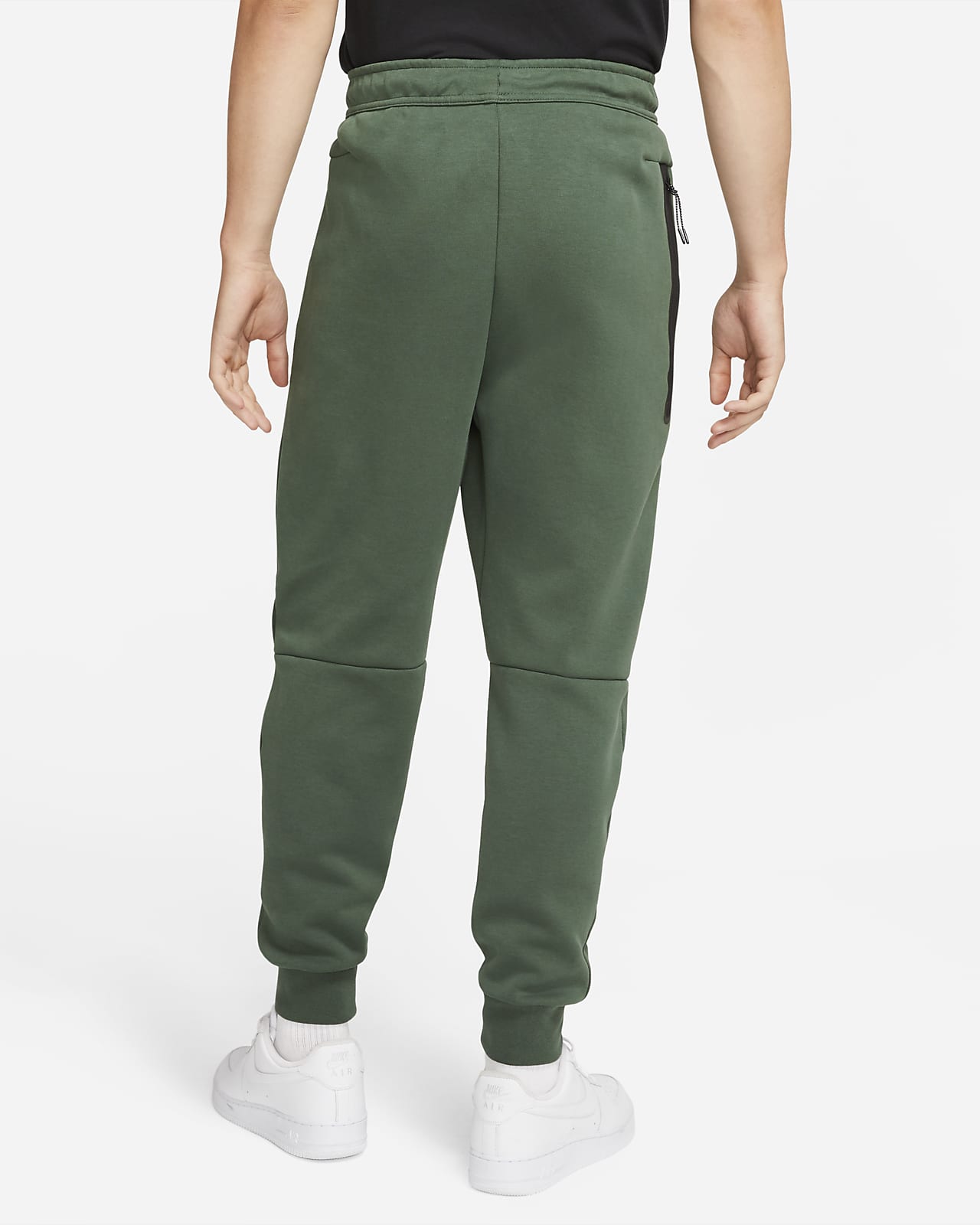 green nike tech fleece pants