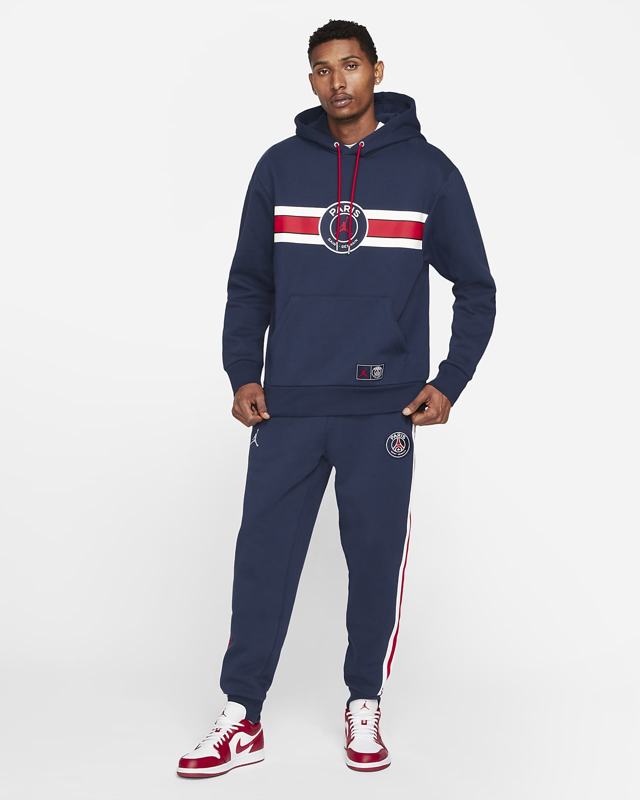 Paris Saint-Germain Fleece Erkek Kapüşonlu Sweatshirt'ü. Nike TR