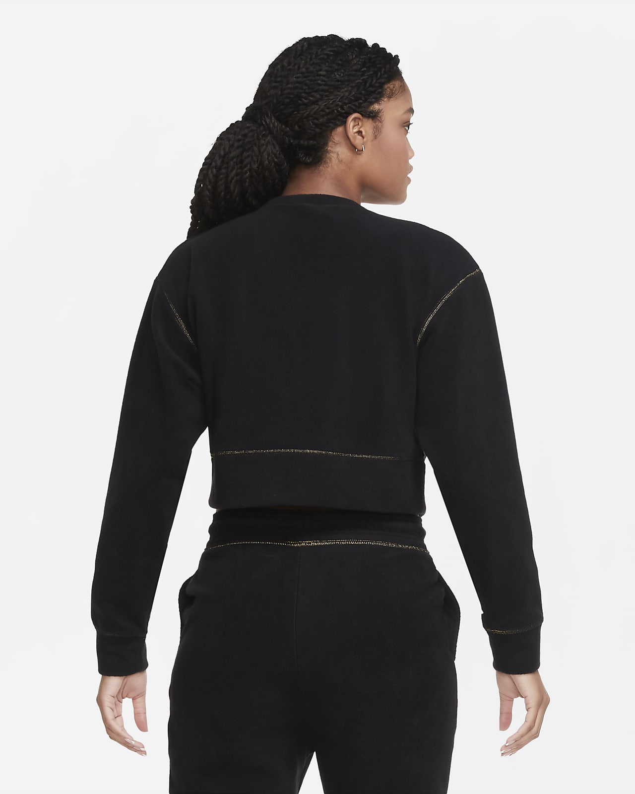 women's nike therma fleece top