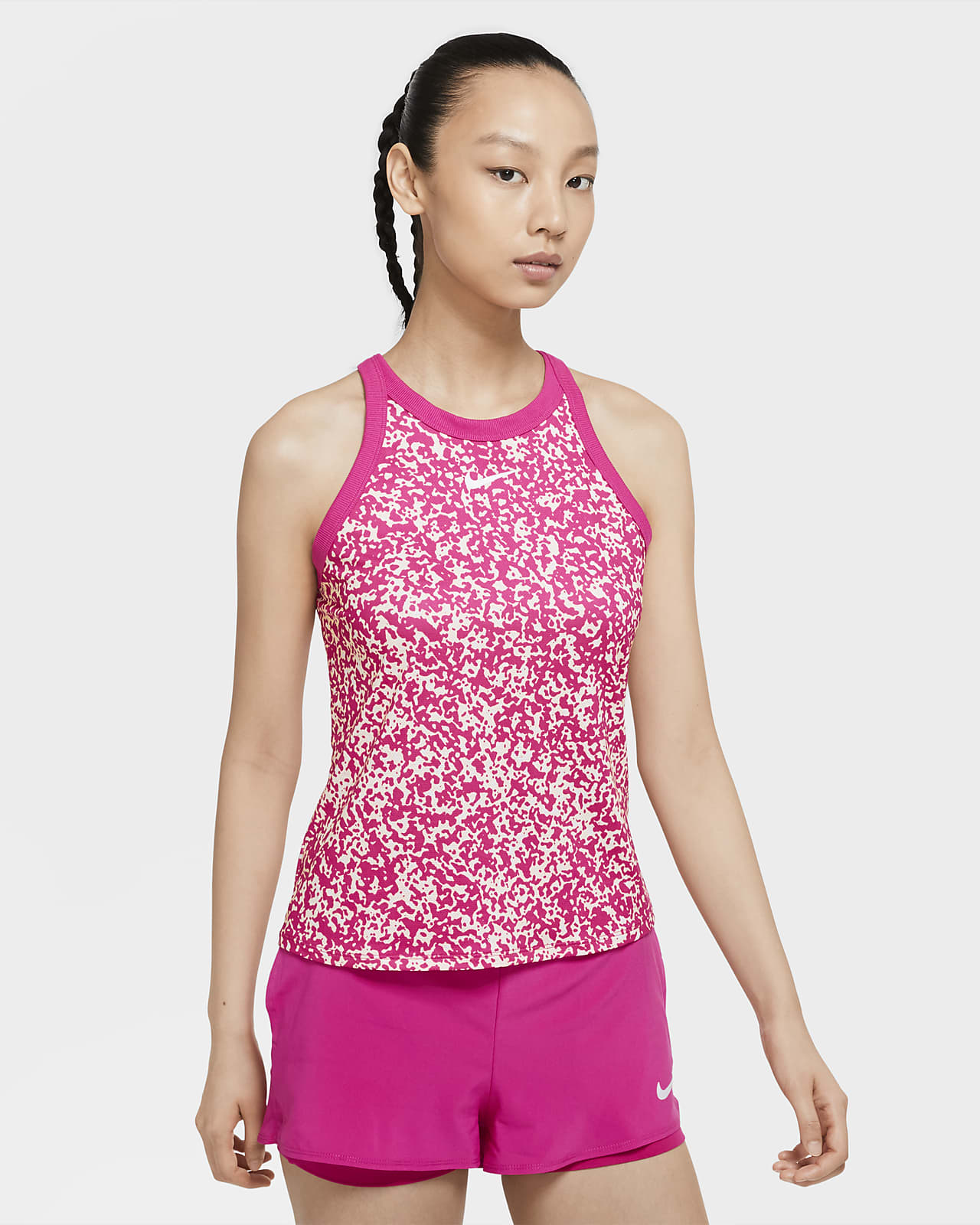 nike court printed tank