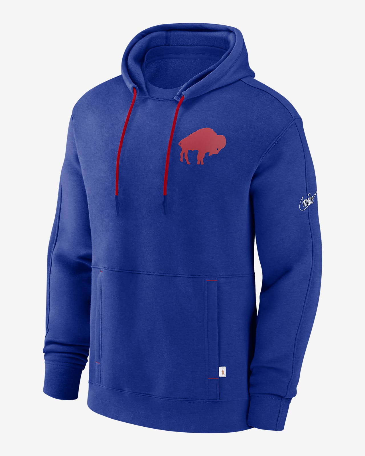 Buffalo Bills Layered Logo Statement Men's Nike NFL Pullover Hoodie