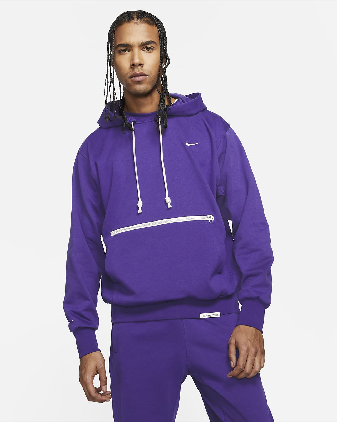 nike men's purple hoodie