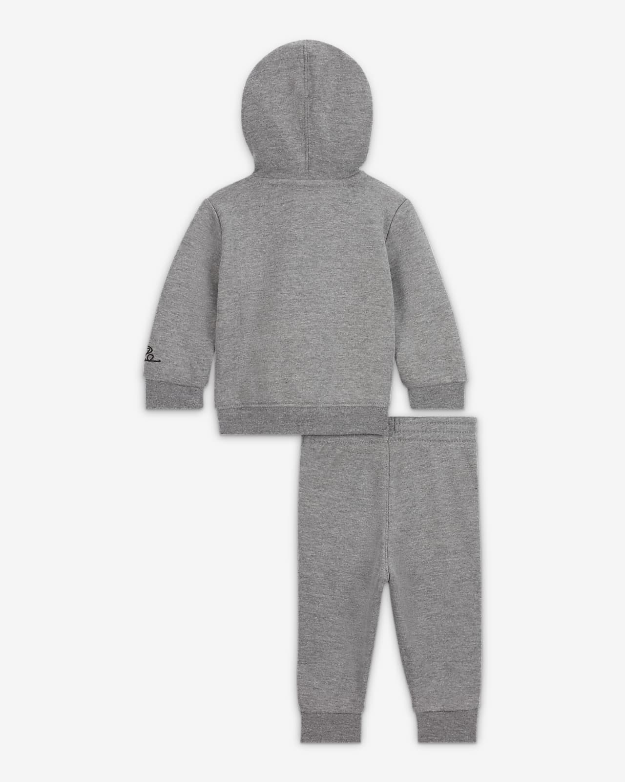 Conjunto de prendas básicas con gorro cierre completo y pantalones para bebé Jordan (de 3 a 6 meses). Nike.com