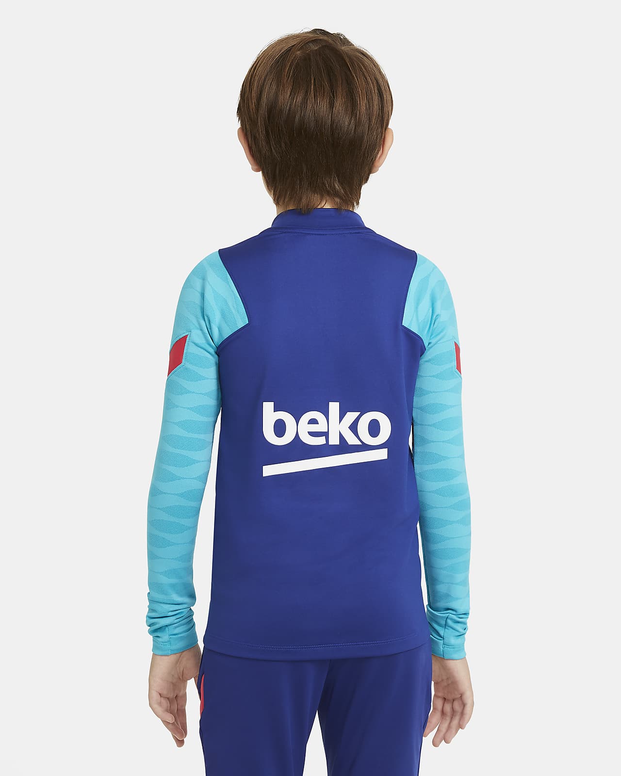 nike fc barcelona strike drill top junior