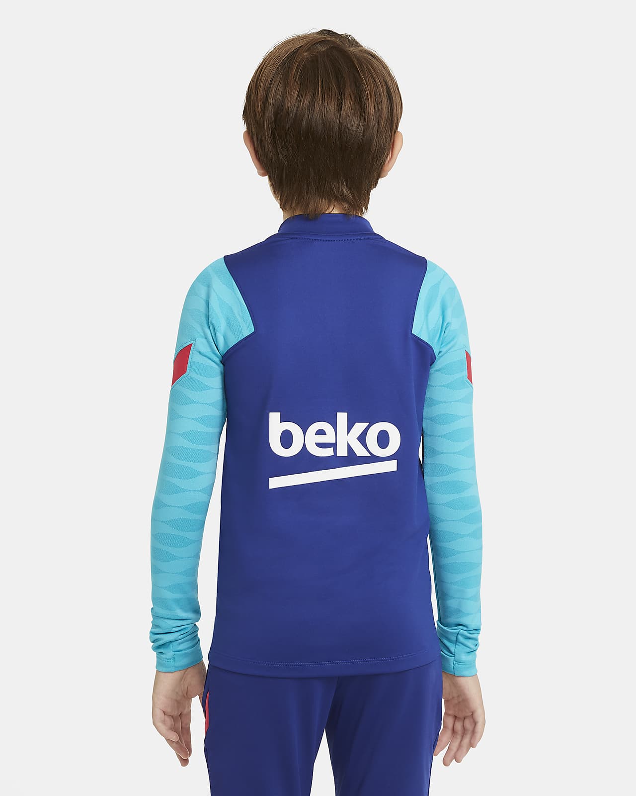 Maglia da calcio per allenamento a manica lunga FC Barcelona Strike -  Ragazzi. Nike CH