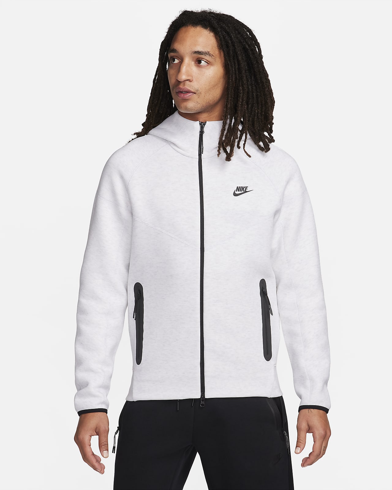 Nike Tech Fleece Grey Graphic Joggers – Puffer Reds