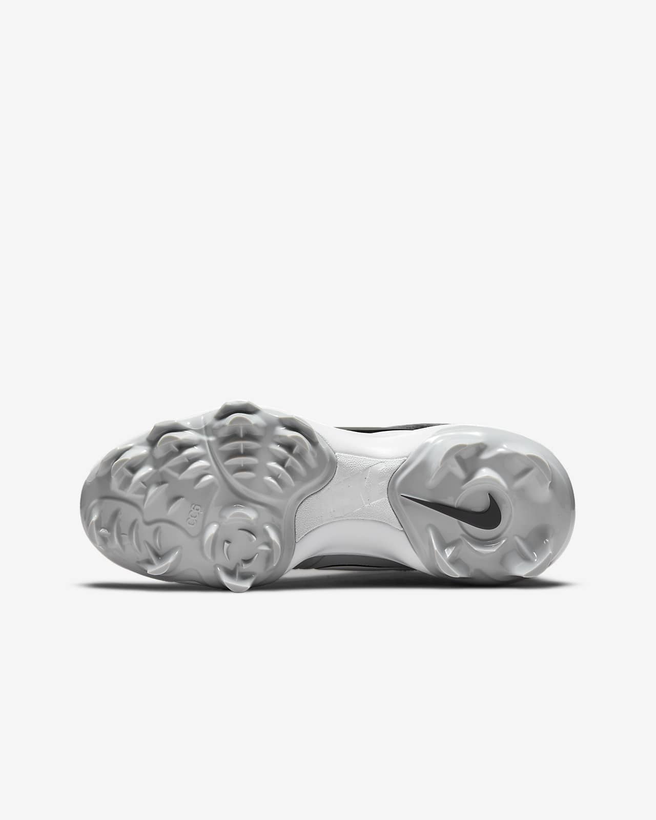 Nike Kids' Force Trout 7 Pro MCS Baseball Cleats, Boys', Size 3.5, White/Black