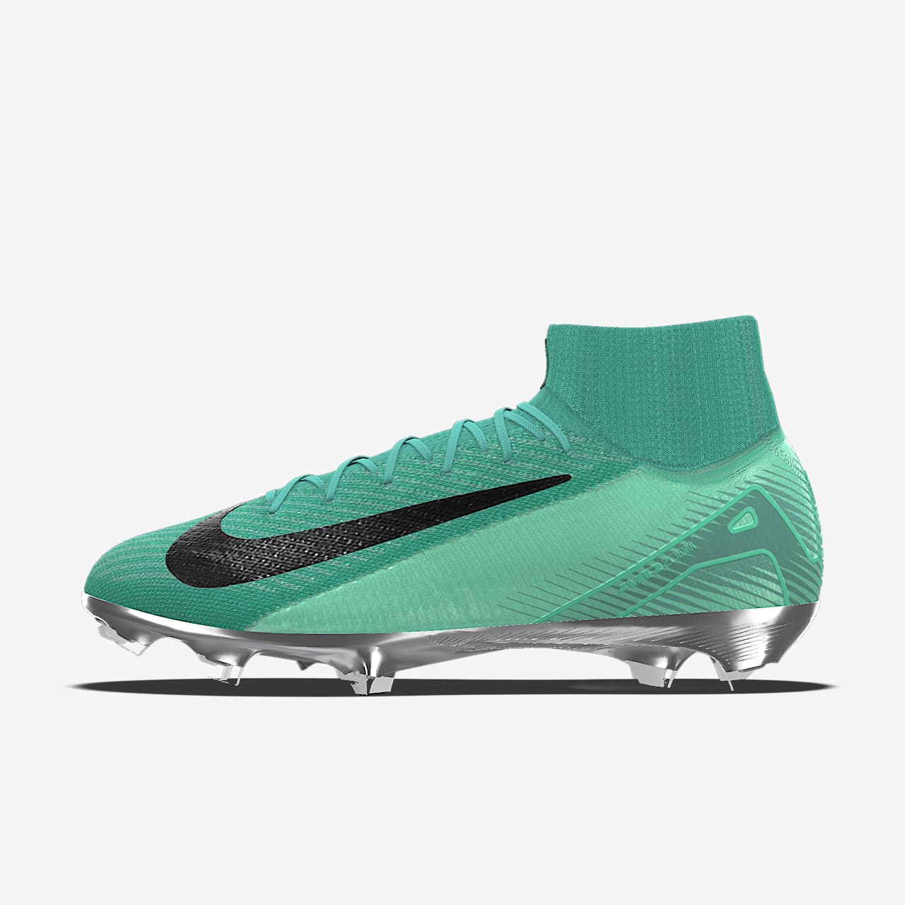 Scarpa da calcio a taglio alto FG personalizzabile Nike Mercurial Superfly 10 Elite By You