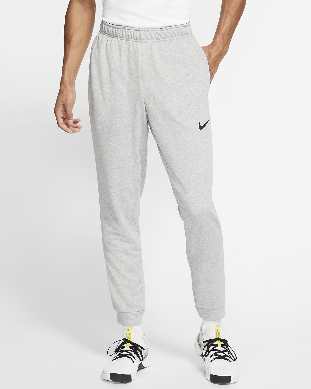 Nike Men's Dri-Fit Fleece Training Pant Gray TALL CZ2203 Size XLT ...