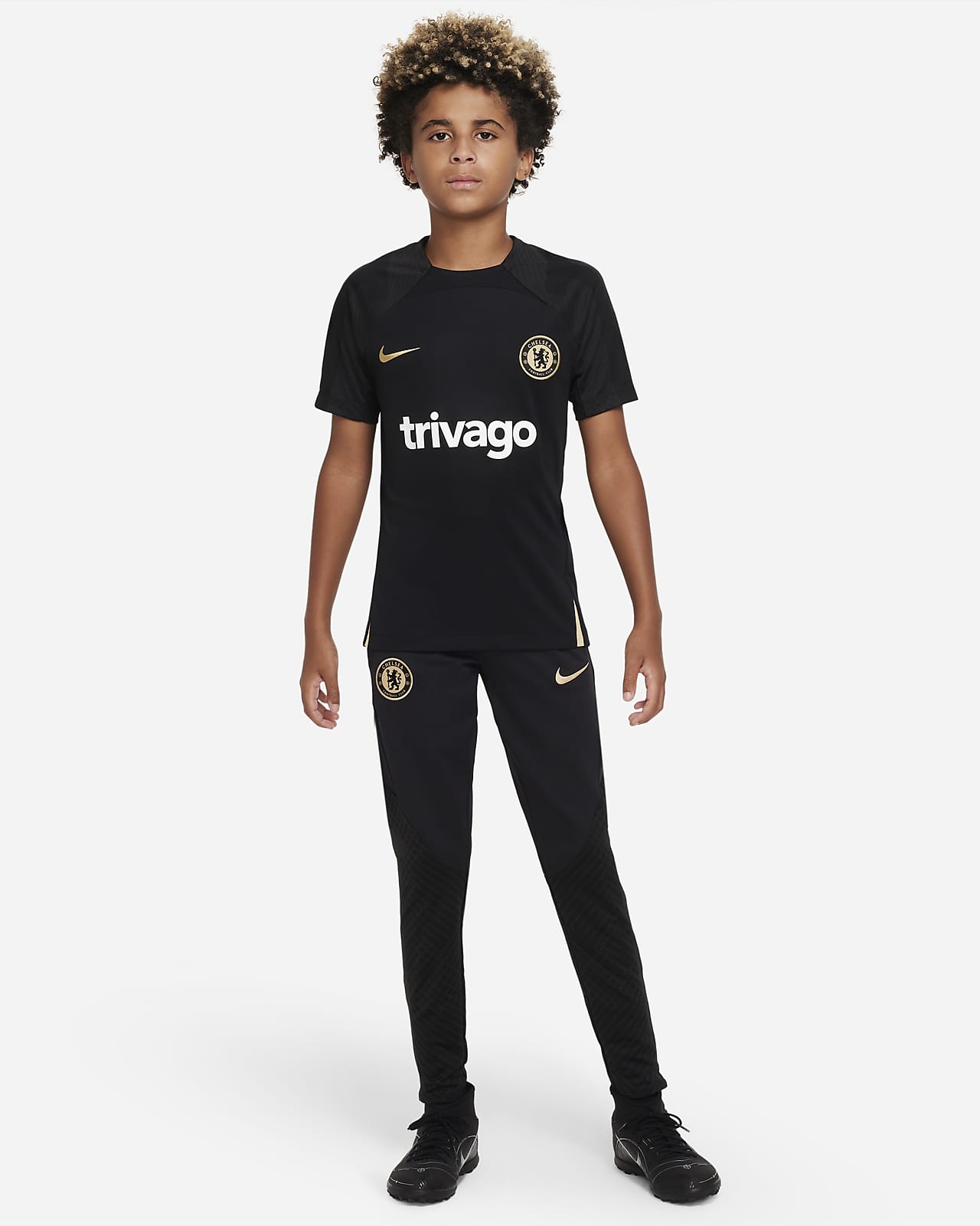 Chelsea FC Strike Pantalón de fútbol de tejido Knit Nike Dri-FIT - Niño/a. Nike