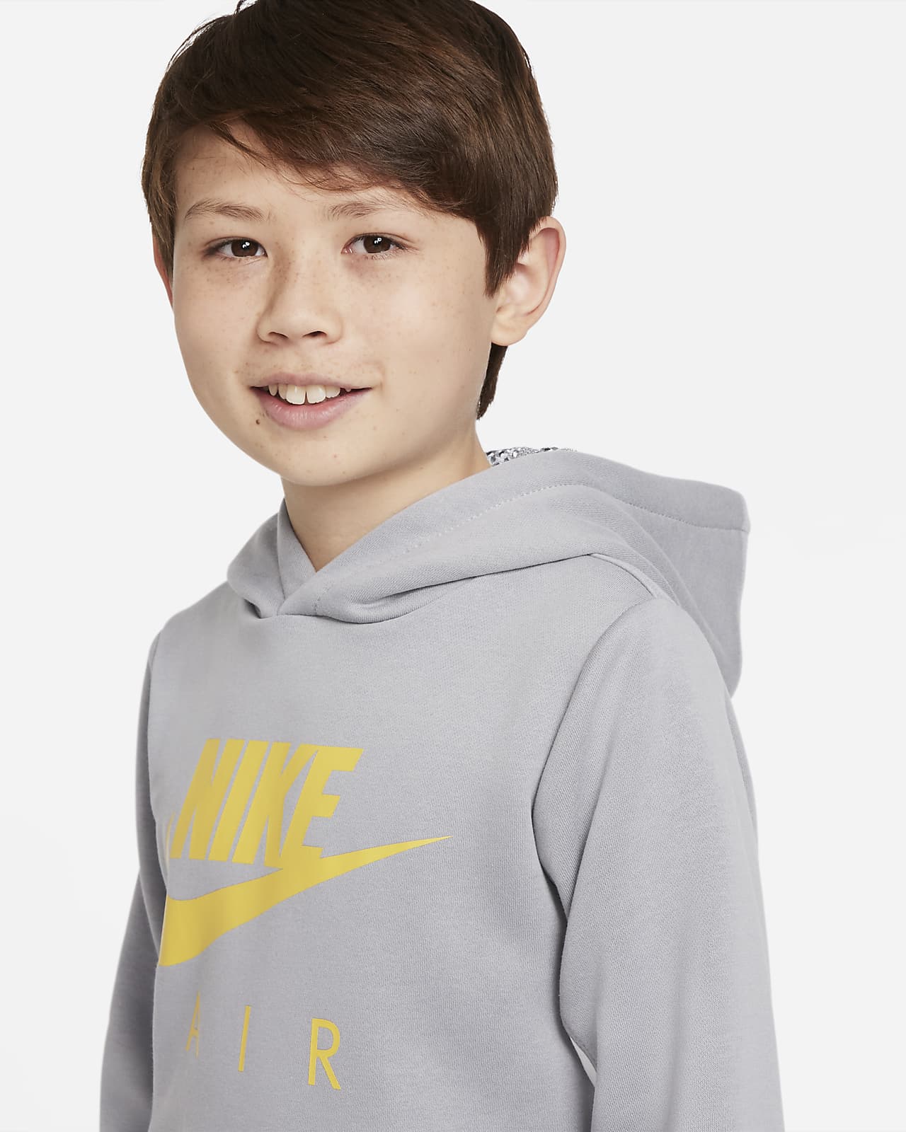 money linen thick Nike Air Big Kids' (Boys') Pullover Hoodie. Nike.com