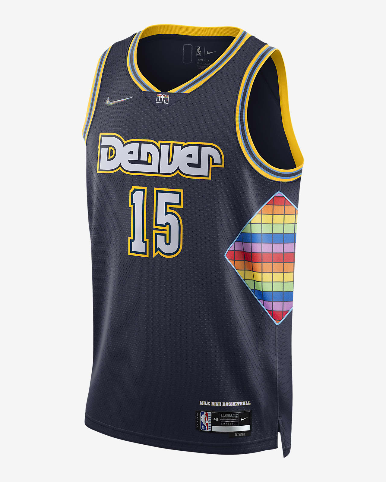 Maglia Denver Nuggets City Edition Nike Dri-FIT Swingman NBA. Nike IT