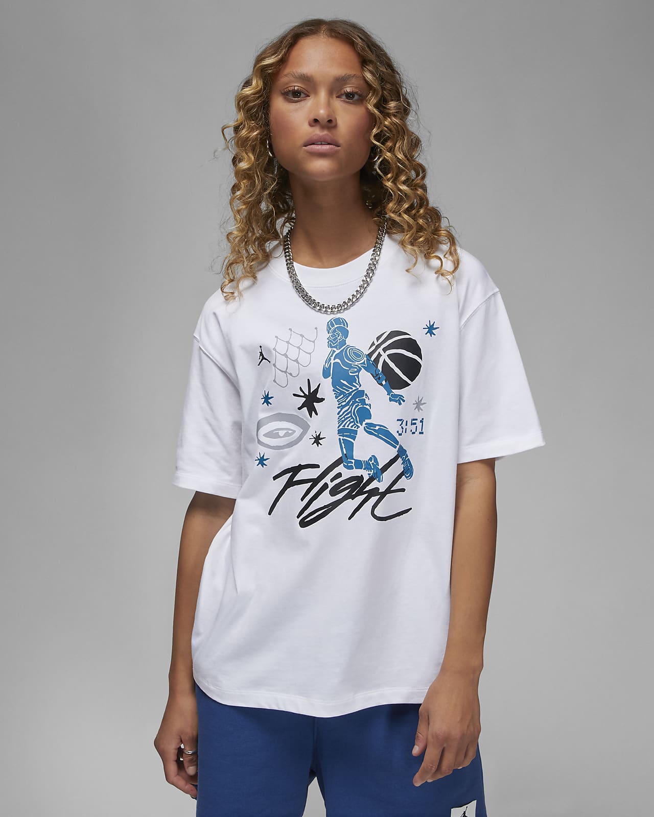 T-shirt ampia Jordan – Donna