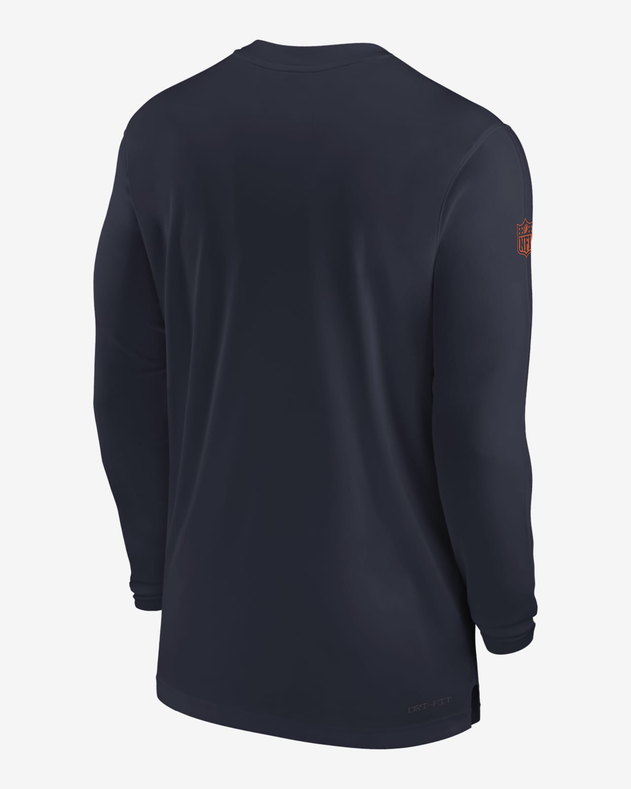 Nike Chicago Bears Youth Navy Sideline Performance Long Sleeve T-Shirt Size: Medium