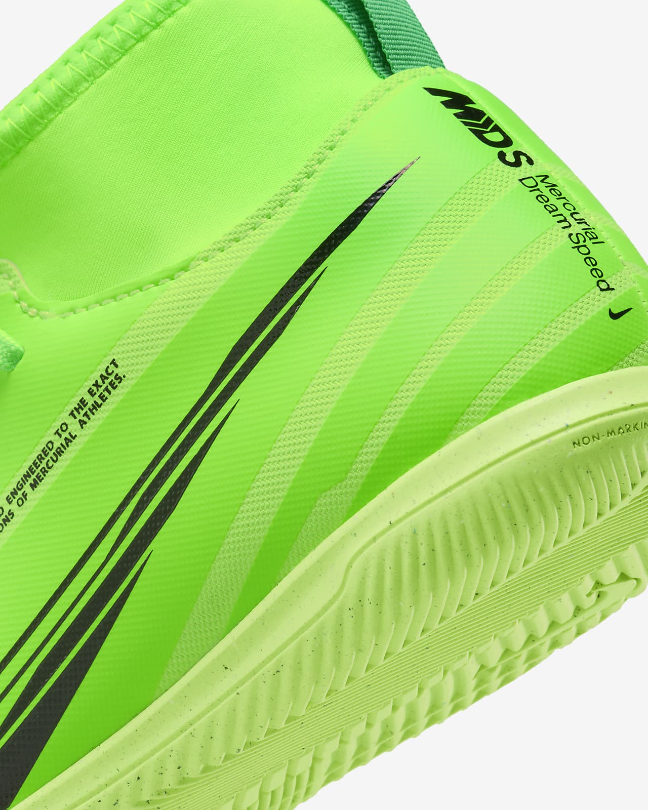 Nike mercurial best sale indoor green