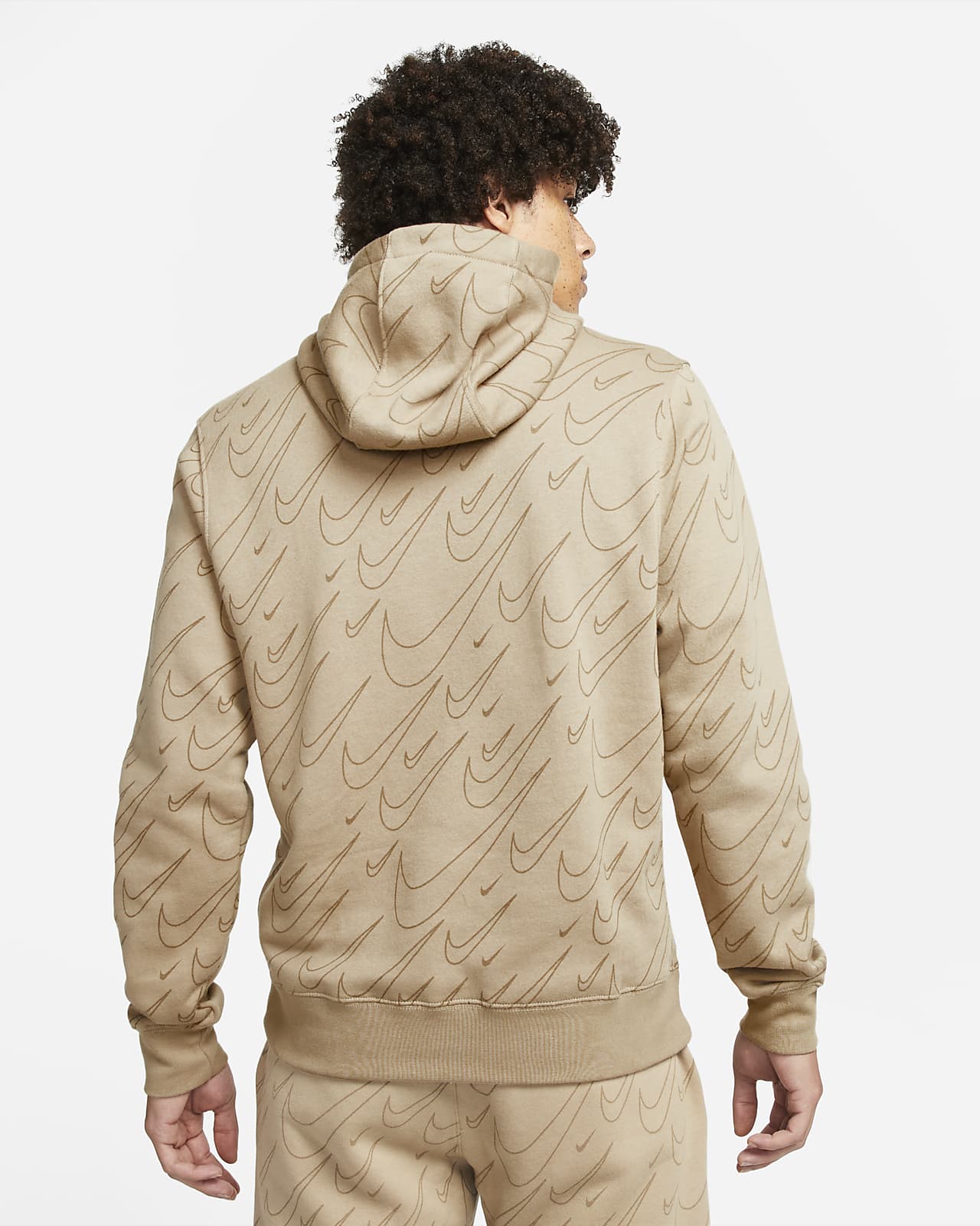 Nike Sportswear Sudadera con capucha de tejido Fleece con estampado -  Hombre. Nike ES