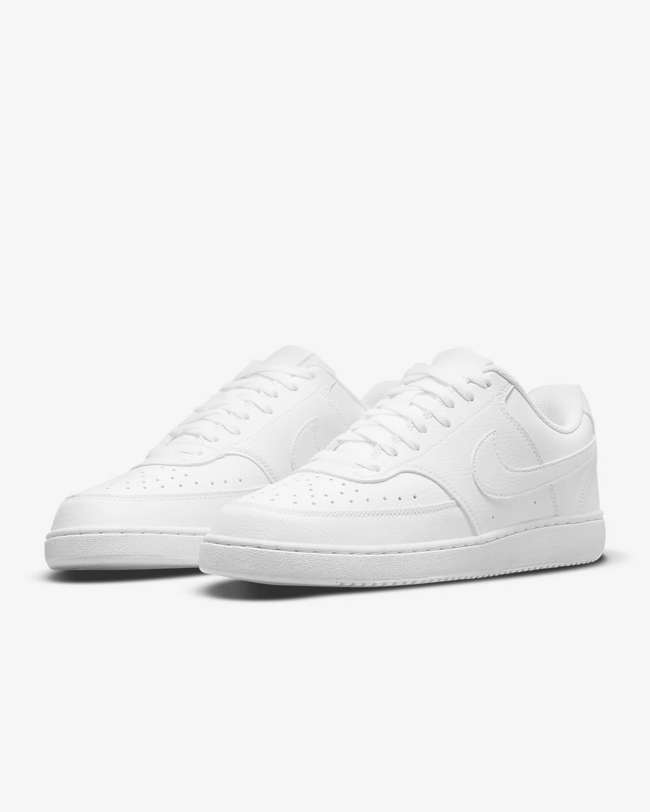 Nike white sale court shoes