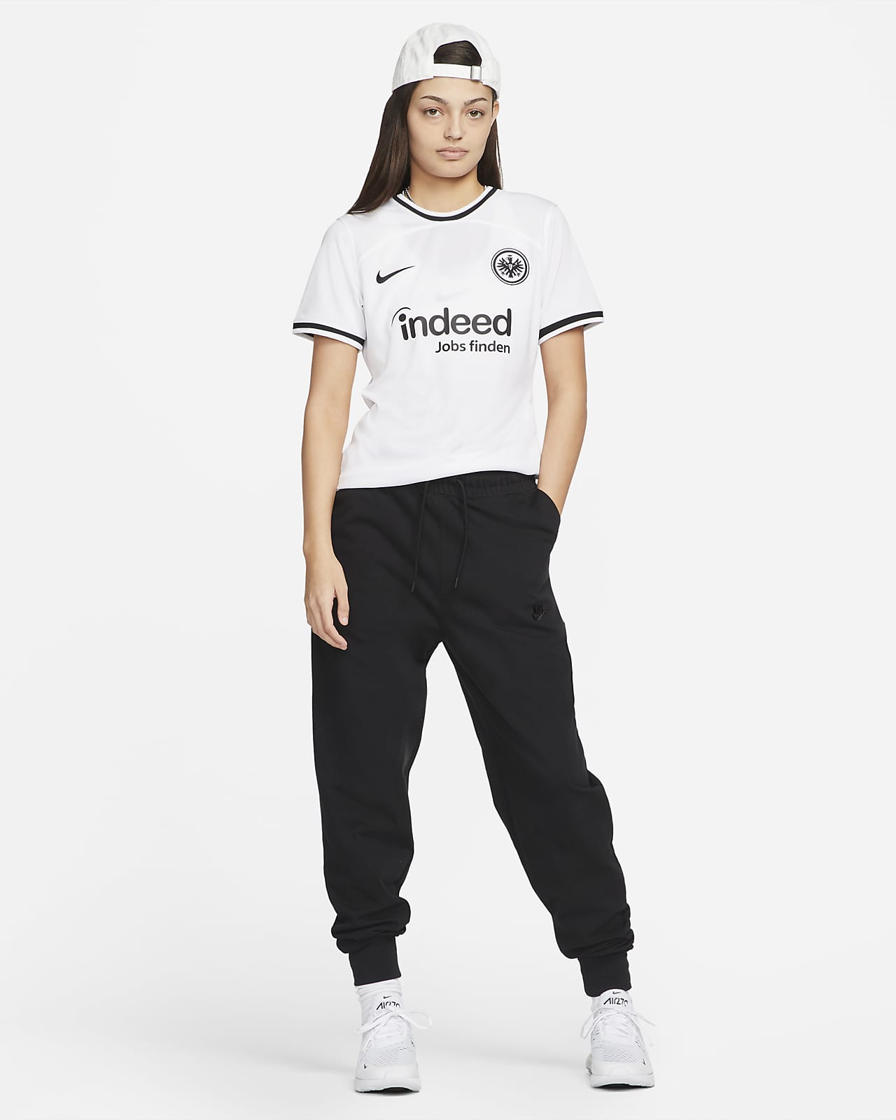 Eintracht Frankfurt 2022/23 Stadium Thuis Nike Dri-FIT voetbalshirt voor  dames. Nike NL